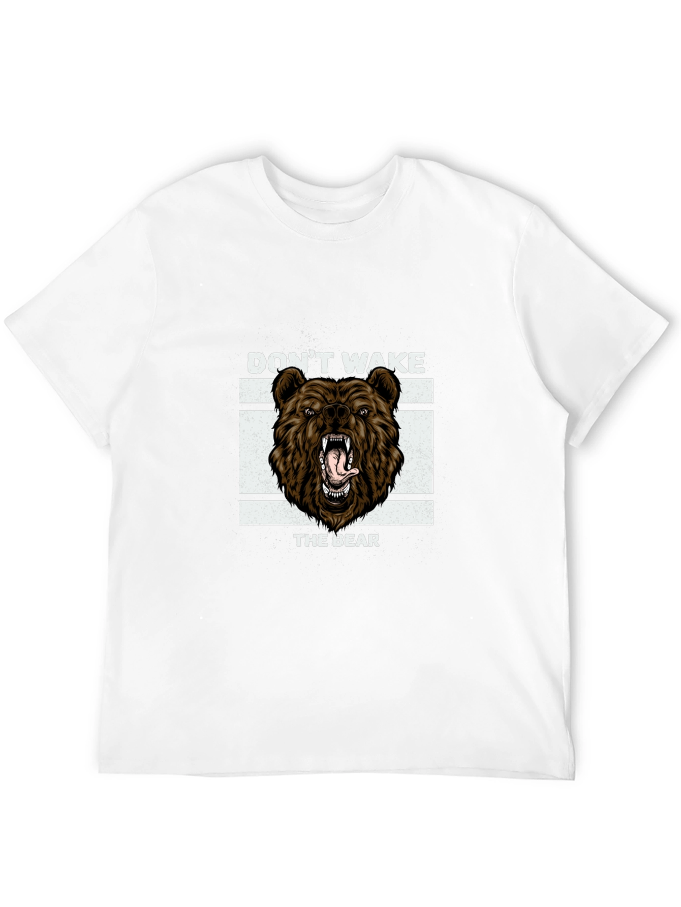 Dont Wake The Bear Black T-Shirt