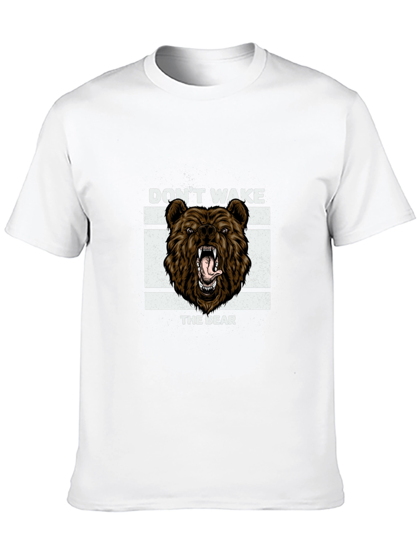 Dont Wake The Bear Black T-Shirt
