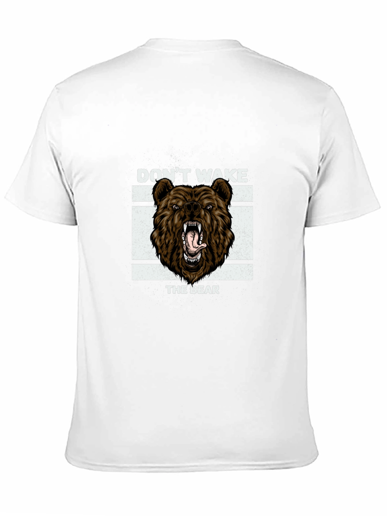 Dont Wake The Bear Black T-Shirt