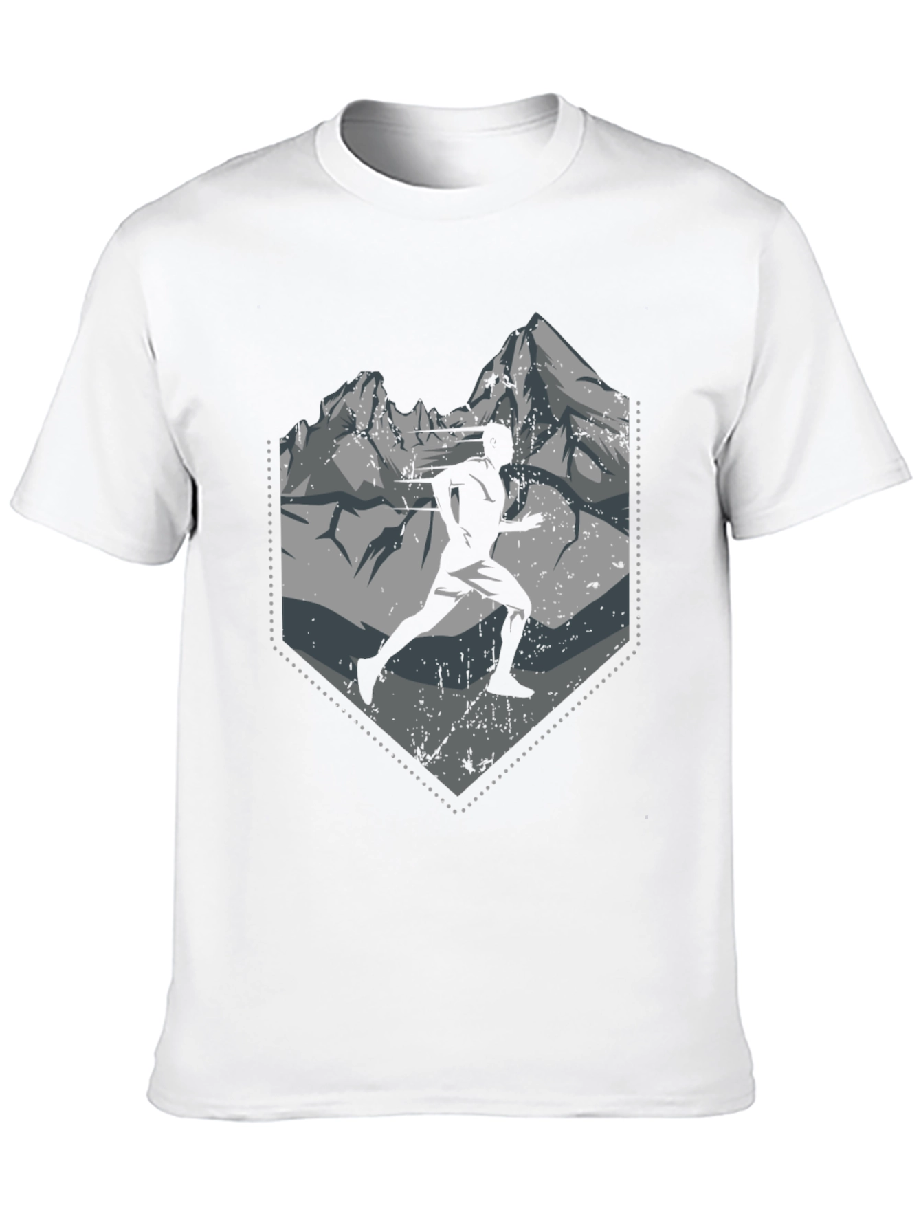 Mountain Runner Graphic Tee - Black