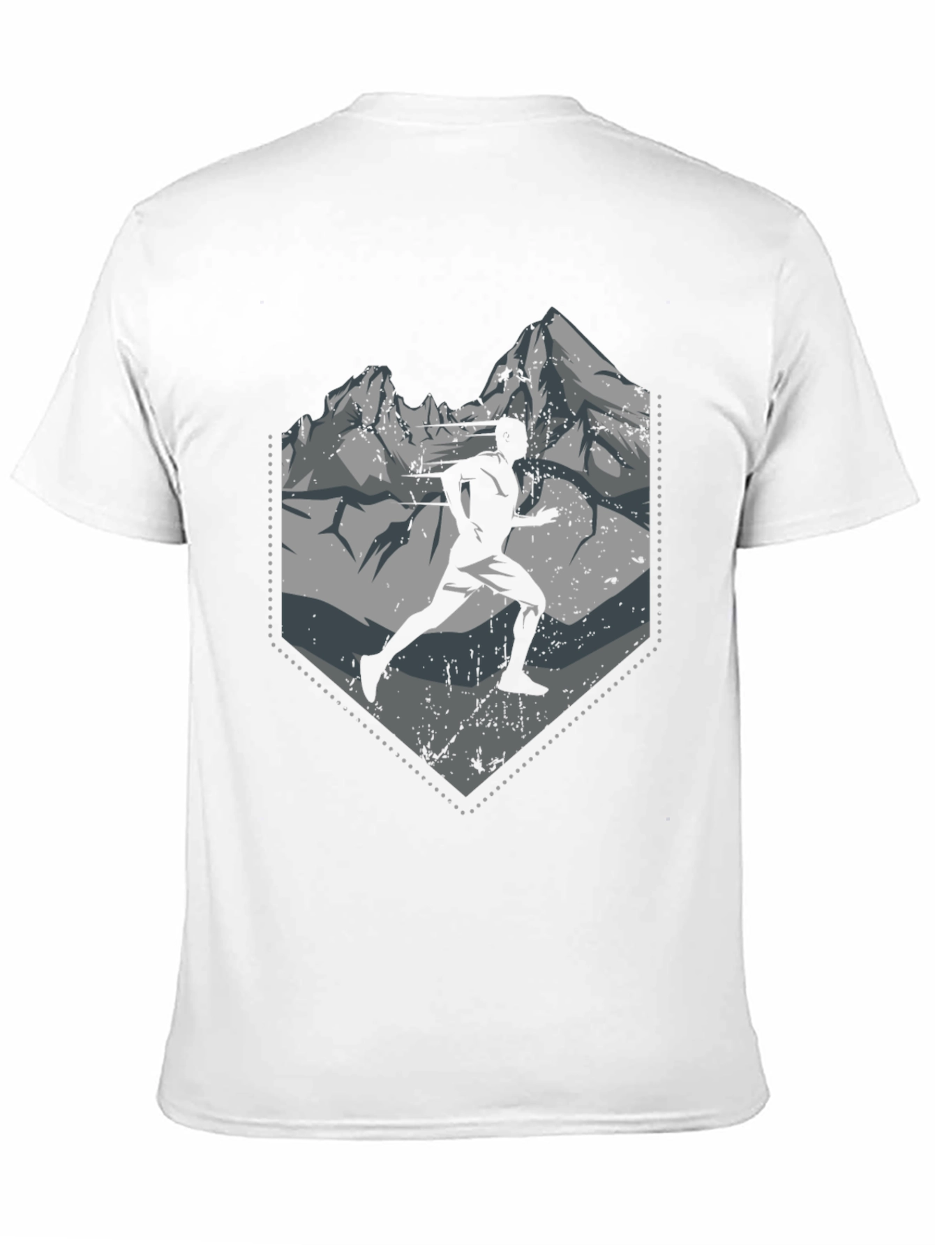 Mountain Runner Graphic Tee - Black