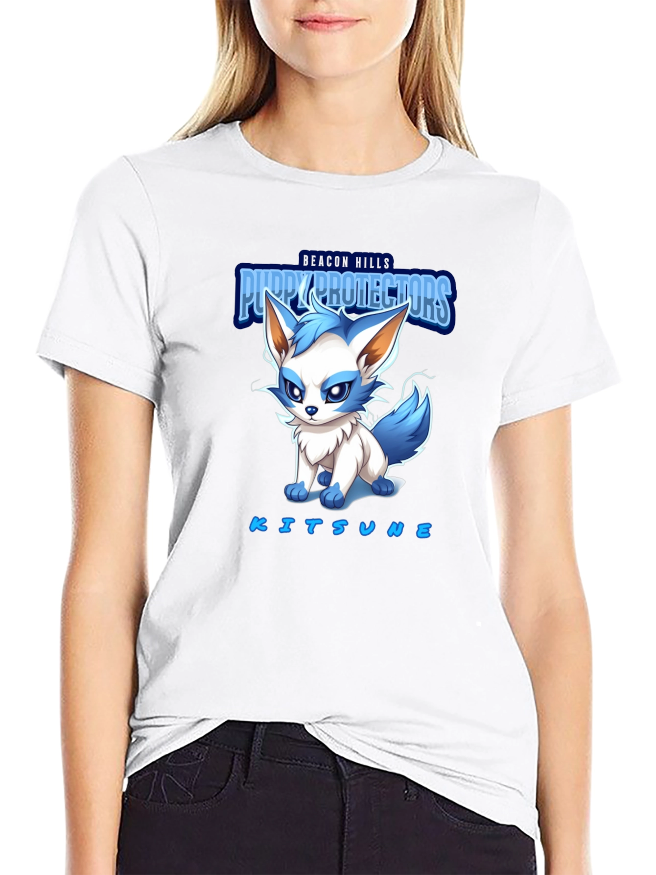 Kitsune Puppy Protectors T-Shirt