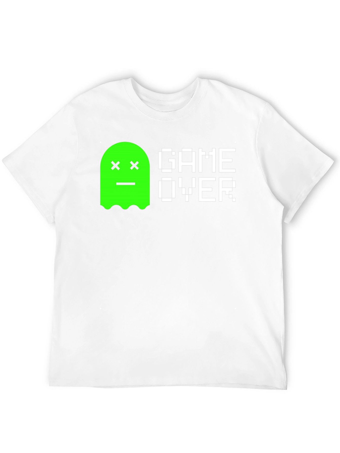 Game Over Ghost Tee - Retro Gaming T-Shirt