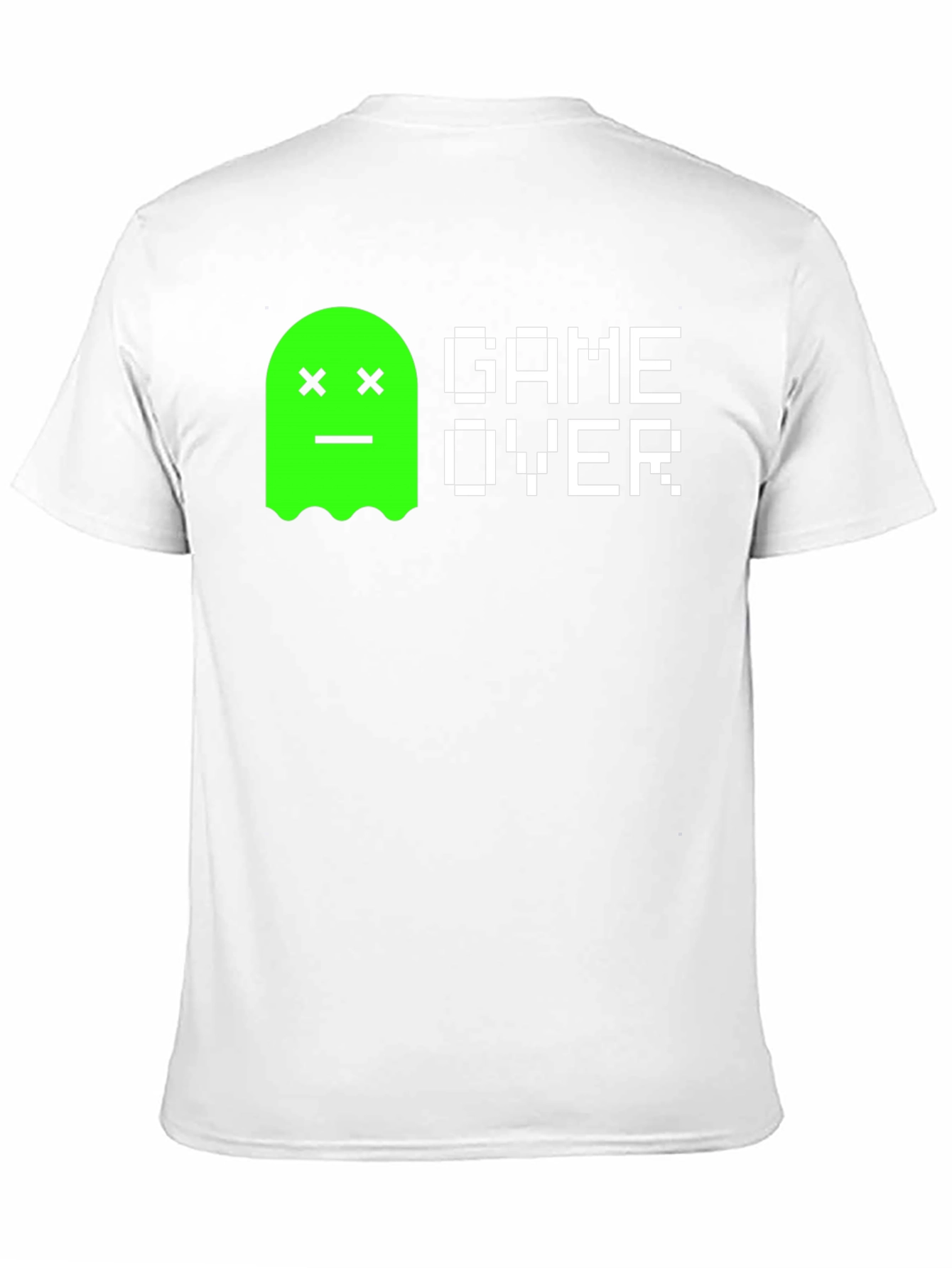 Game Over Ghost Tee - Retro Gaming T-Shirt