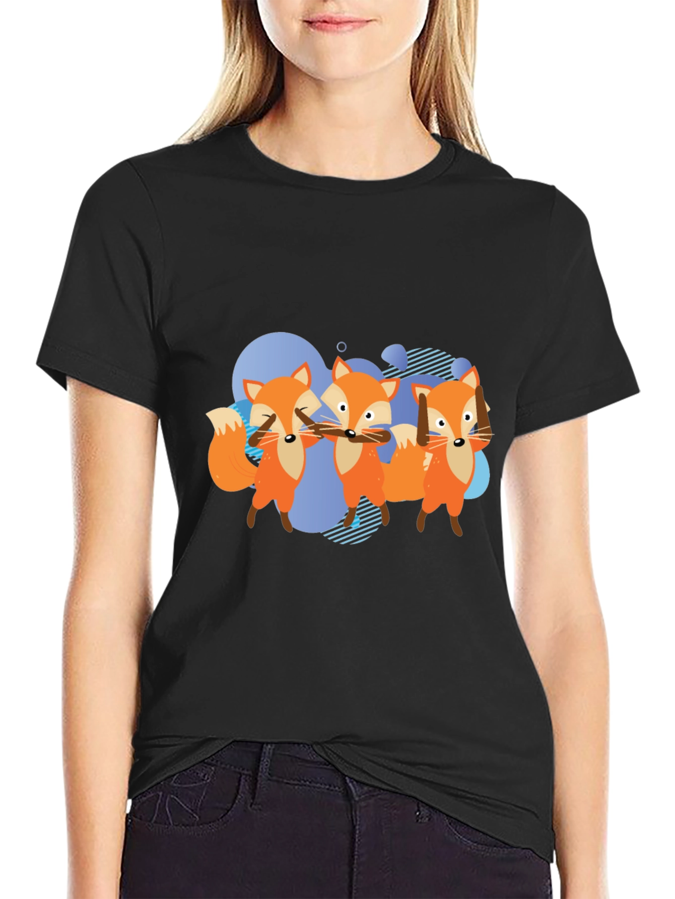 Fox Graphic Black T-Shirt