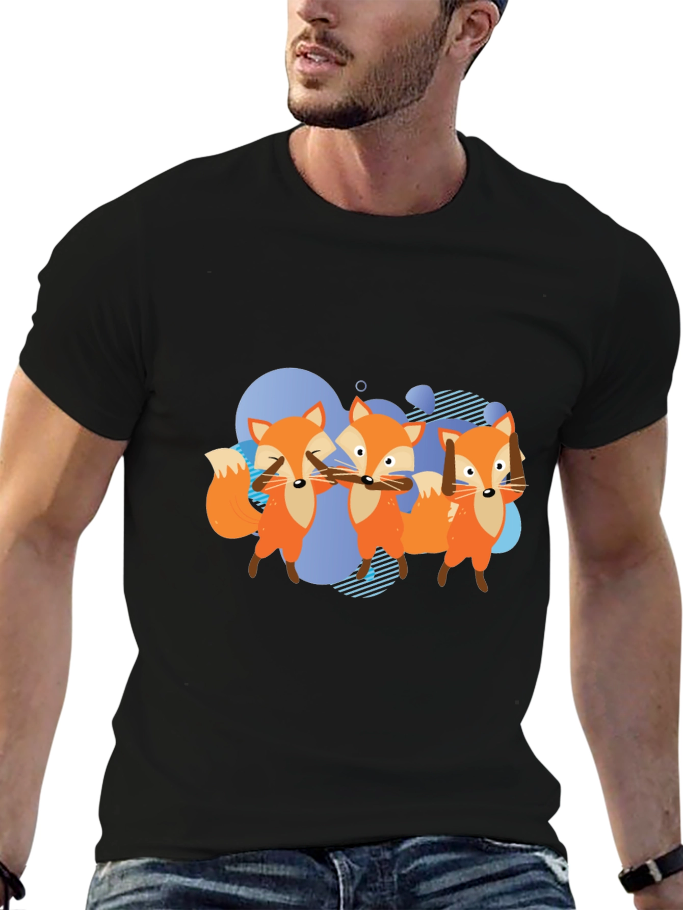 Fox Graphic Black T-Shirt