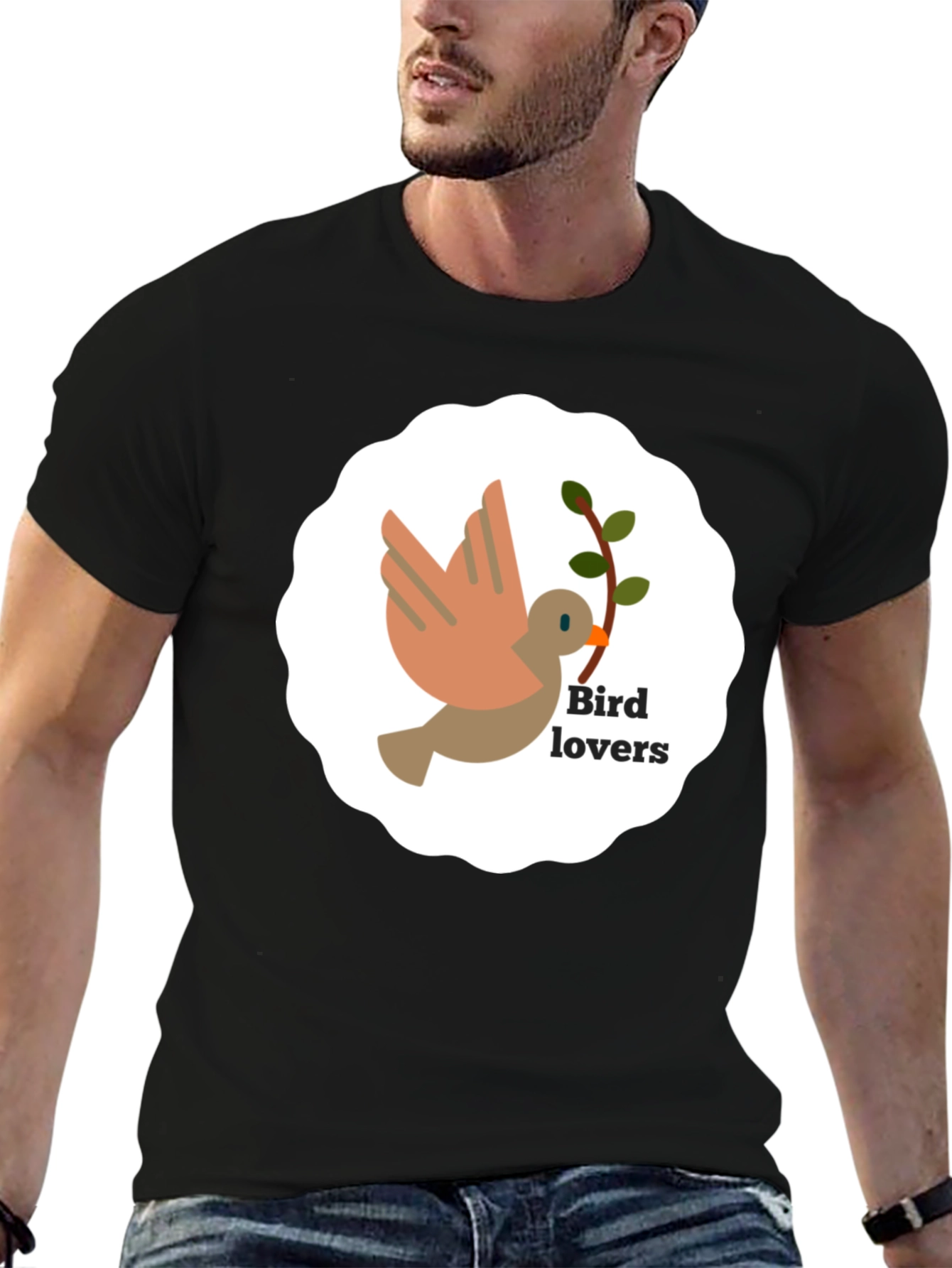 Bird Lovers Graphic Tee - Soft Cotton Blend