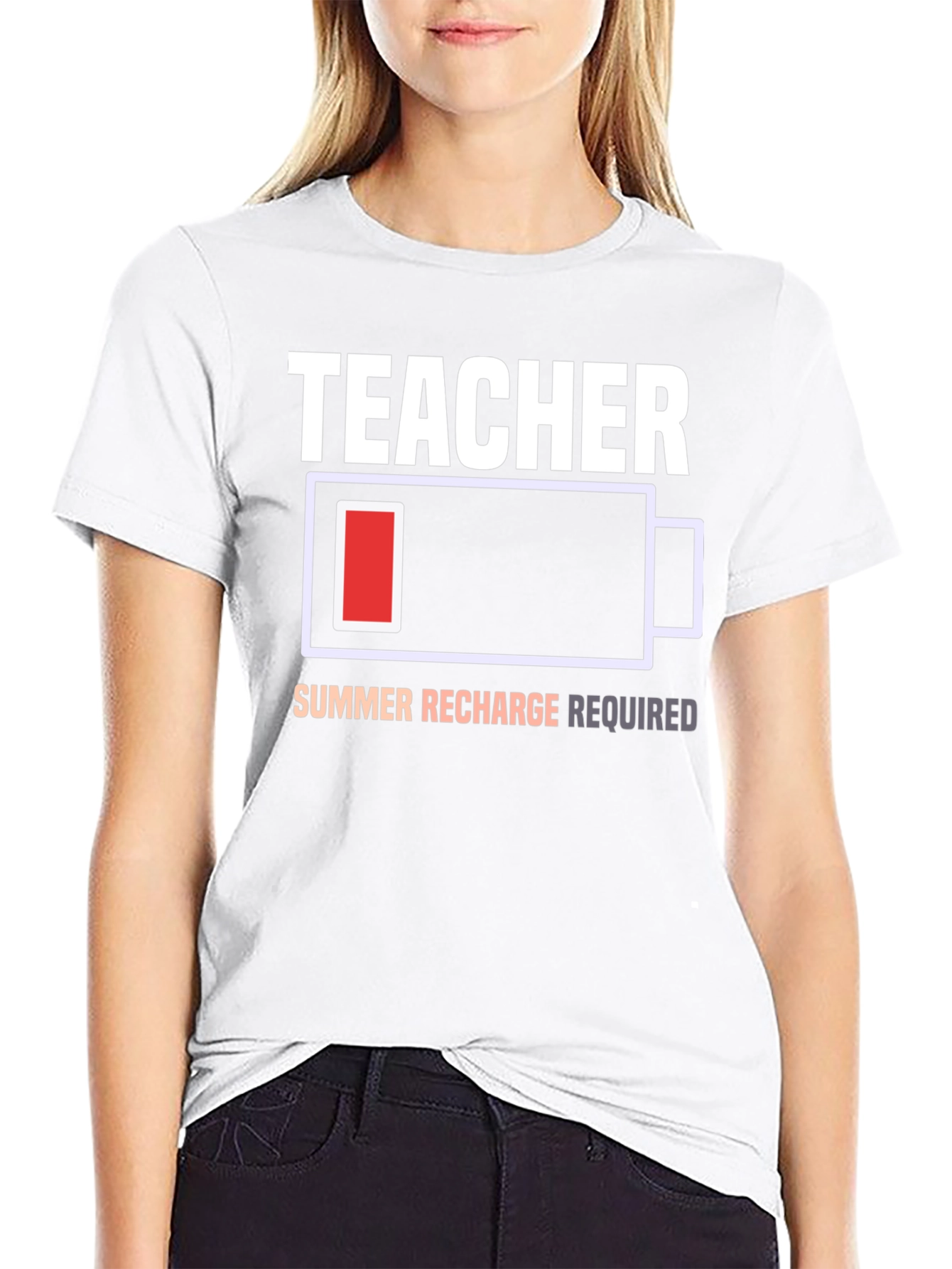 Teacher Summer Recharge Required T-Shirt