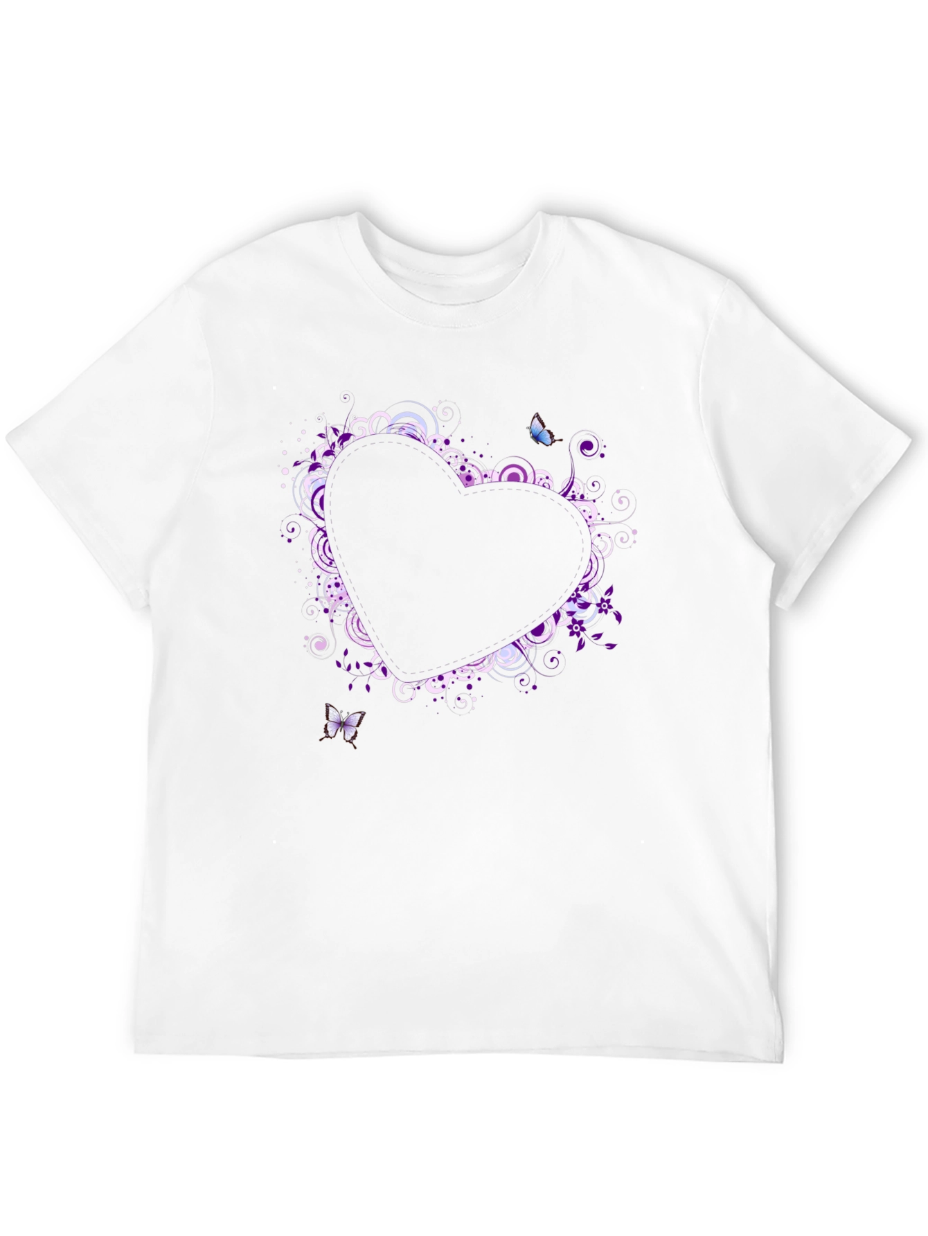 Heart Butterfly Graphic T-Shirt