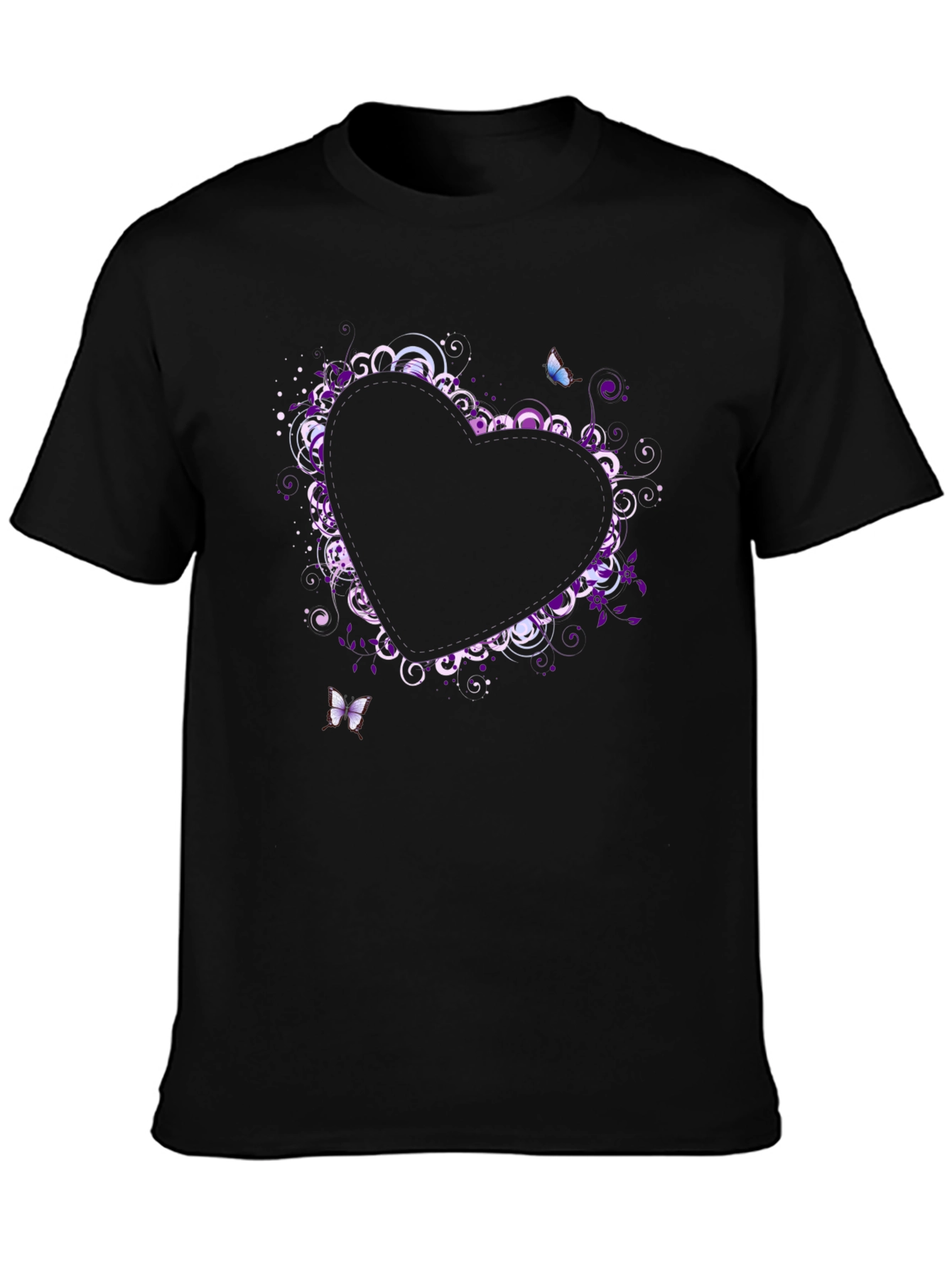 Heart Butterfly Graphic T-Shirt