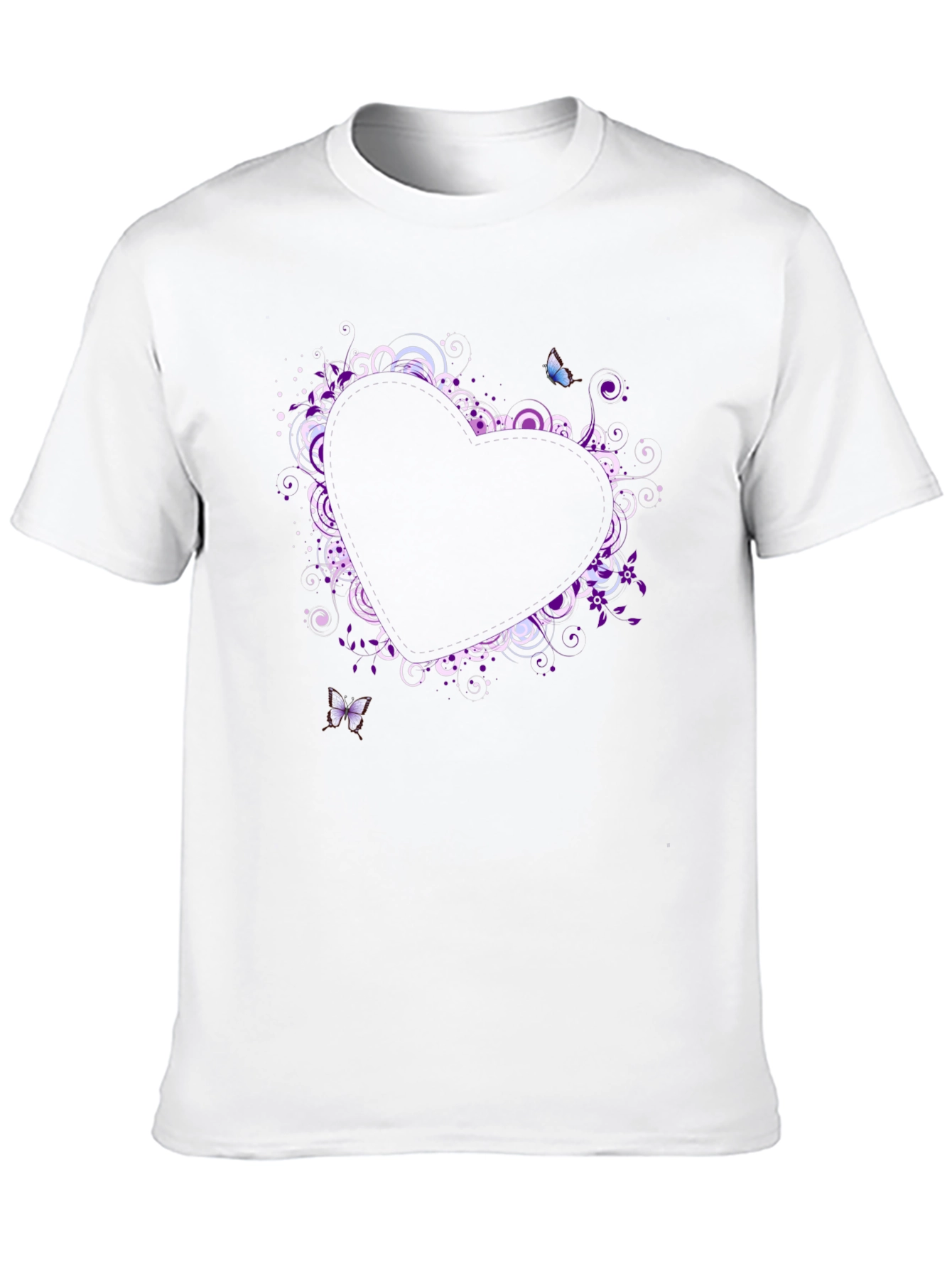 Heart Butterfly Graphic T-Shirt