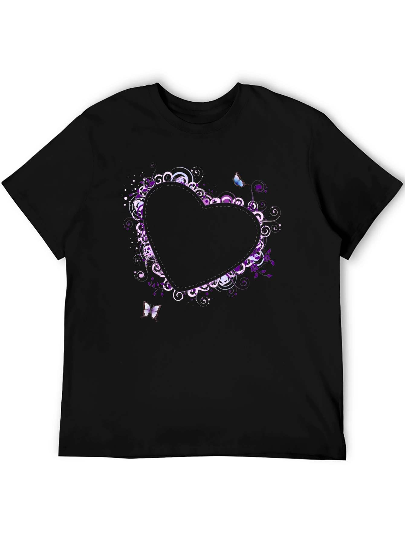 Heart Butterfly Graphic T-Shirt