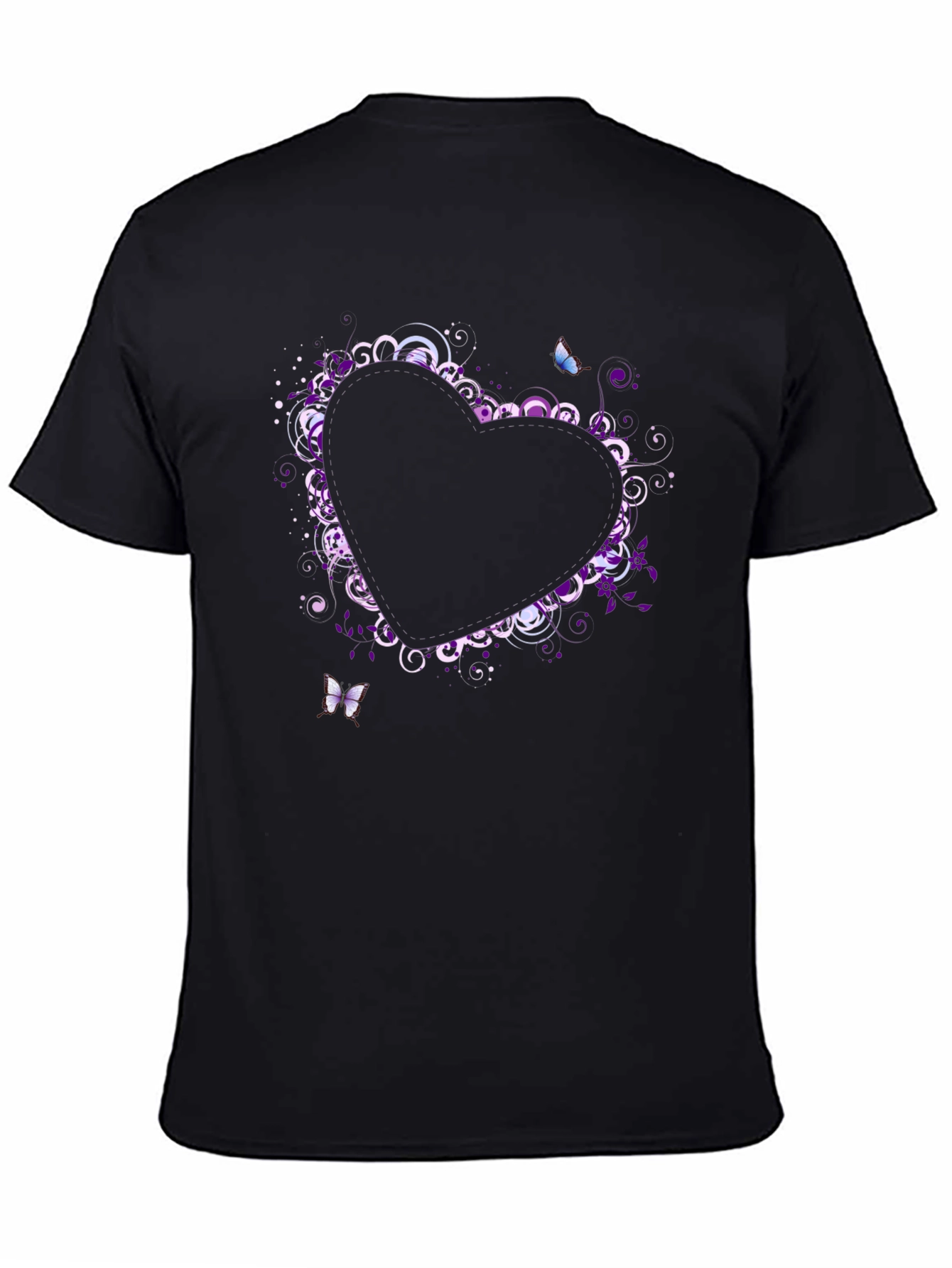 Heart Butterfly Graphic T-Shirt