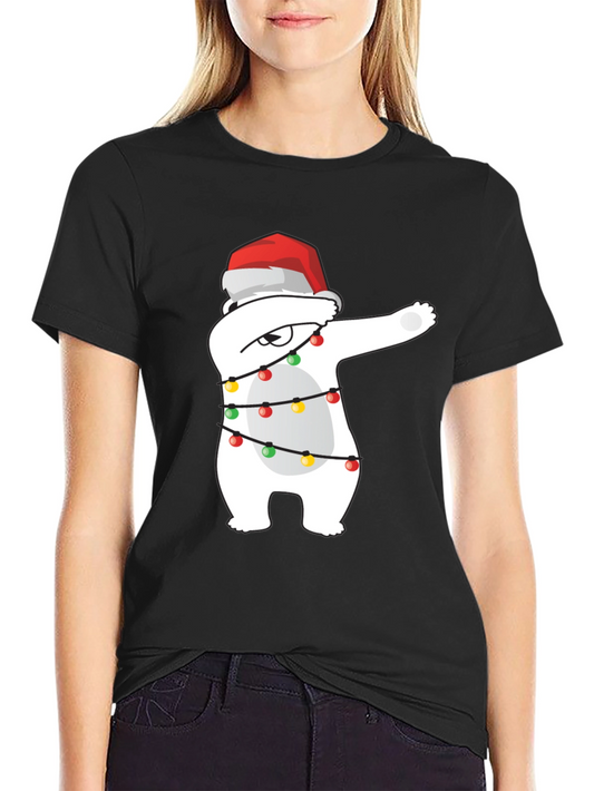 Holiday Dabbing Polar Bear T-Shirt