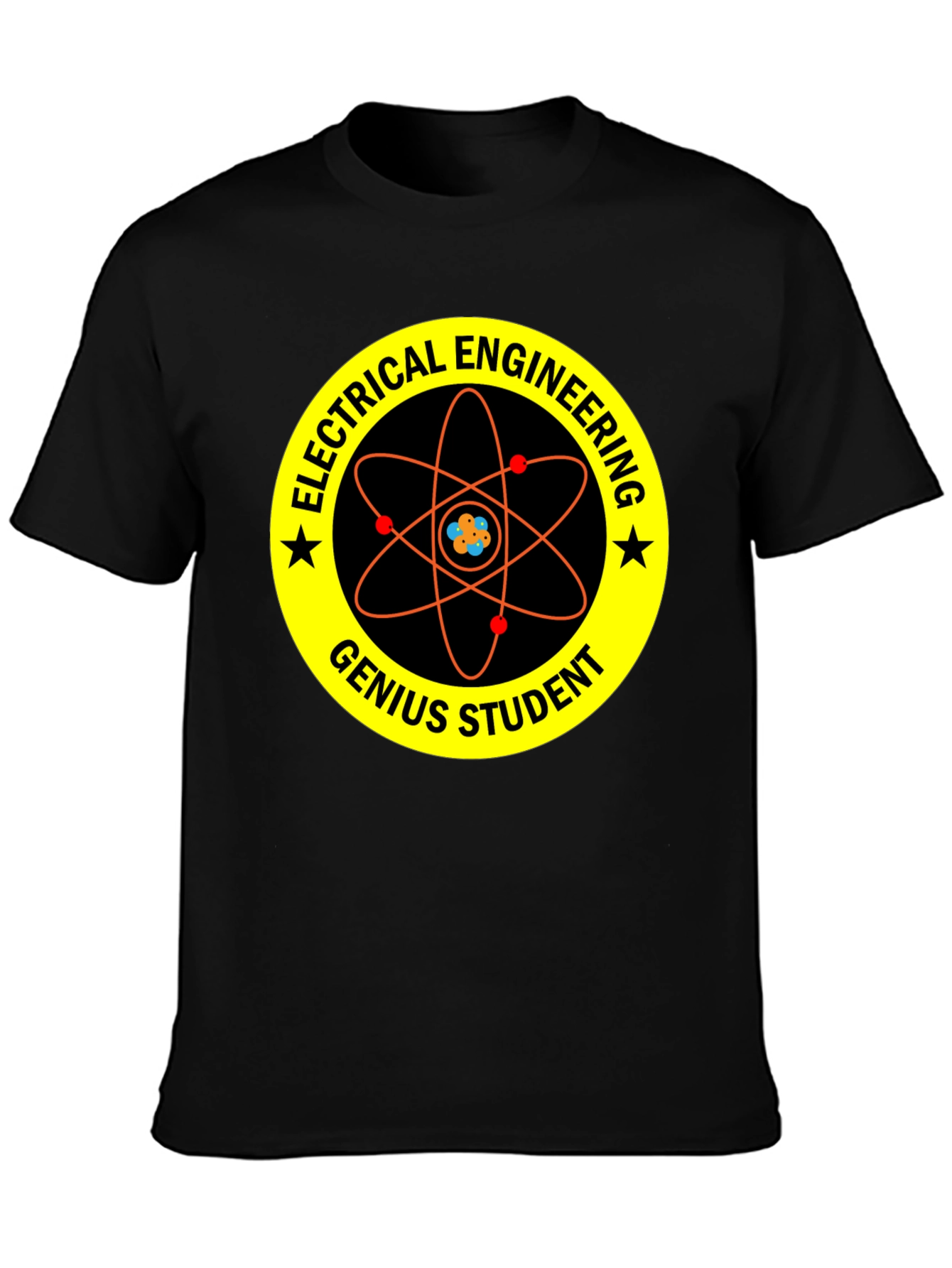 Electrical Engineering Genius Student Black T-Shirt