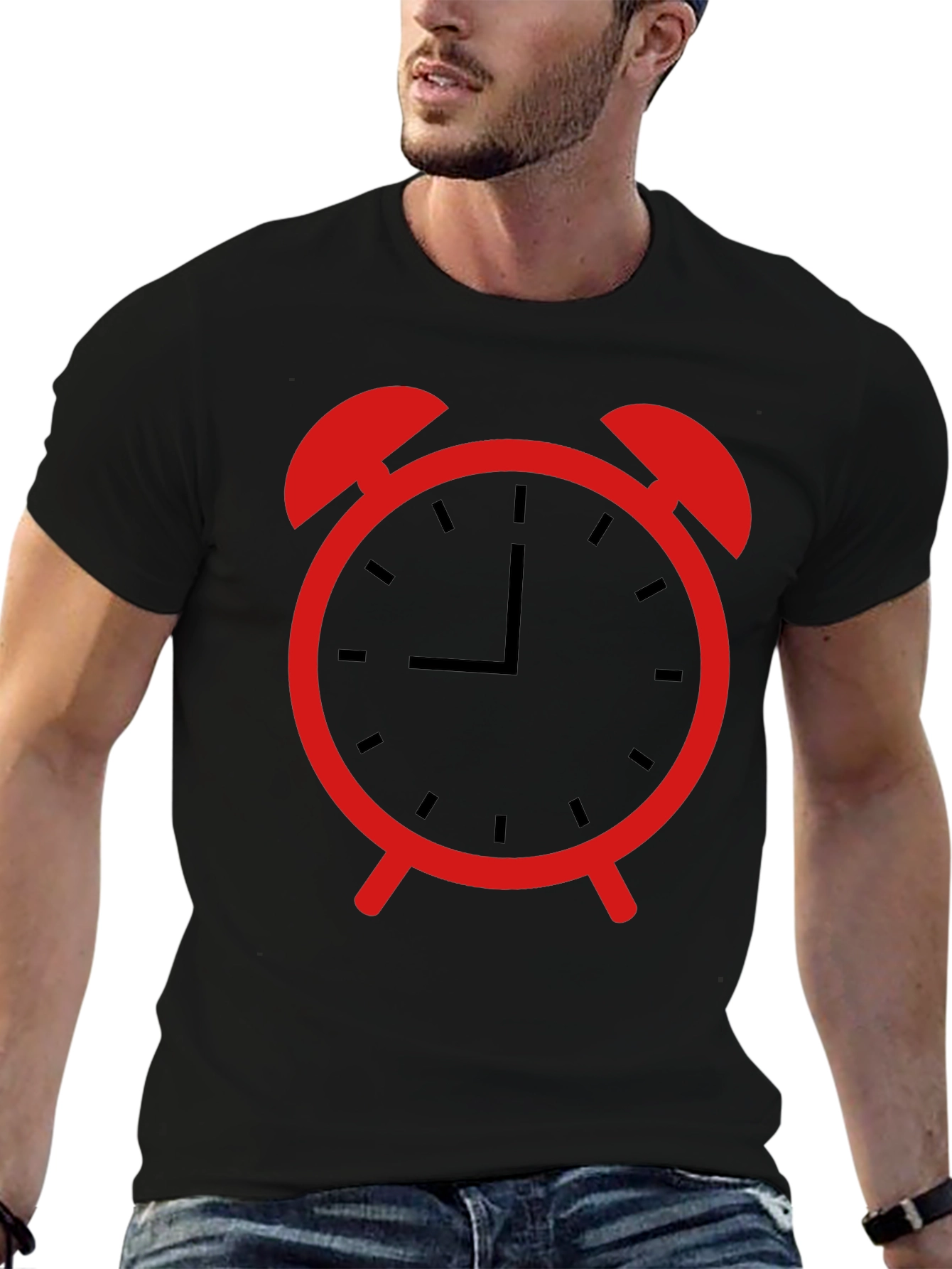 Alarm Clock Graphic Tee - Bold & Stylish