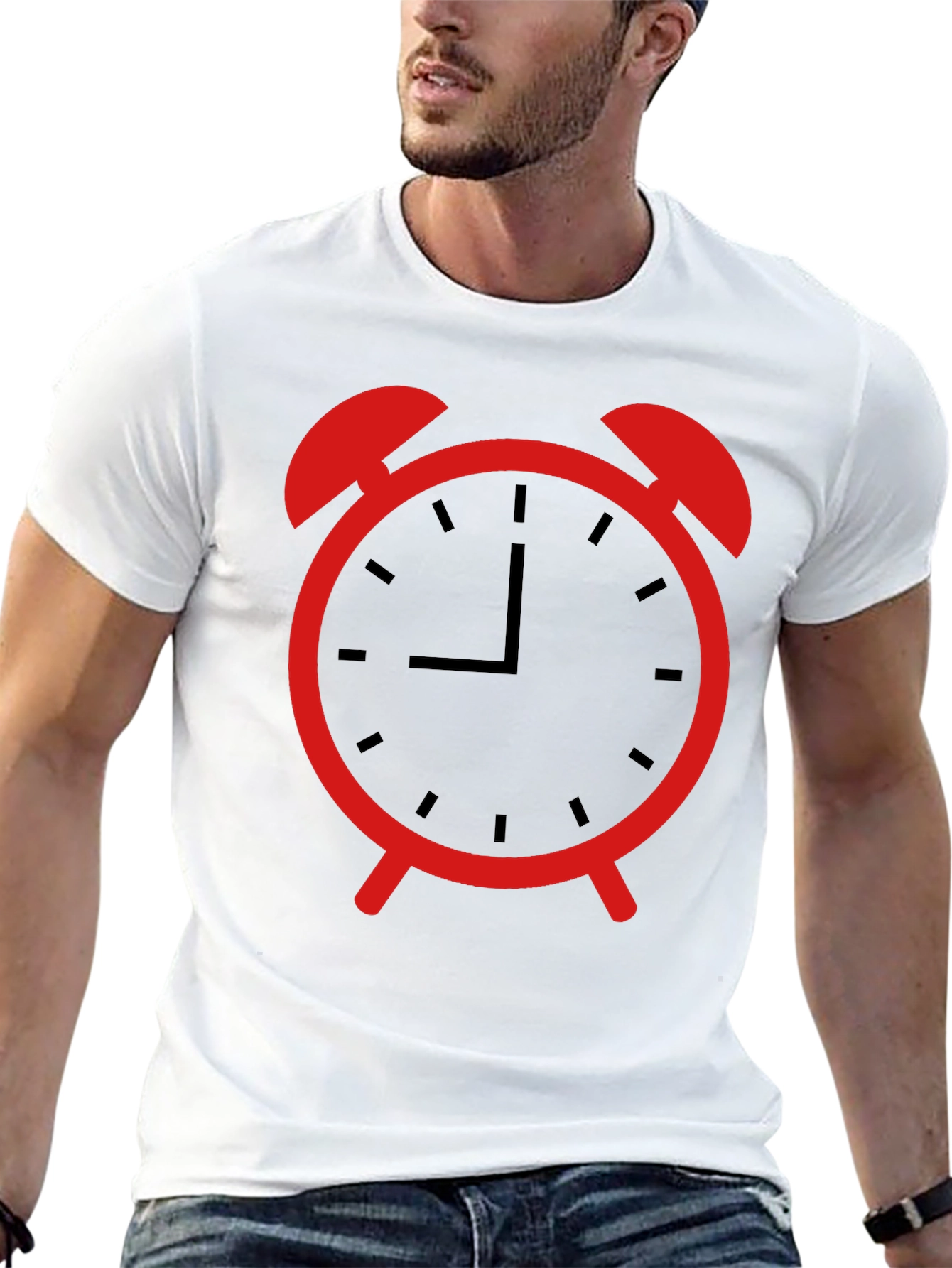 Alarm Clock Graphic Tee - Bold & Stylish
