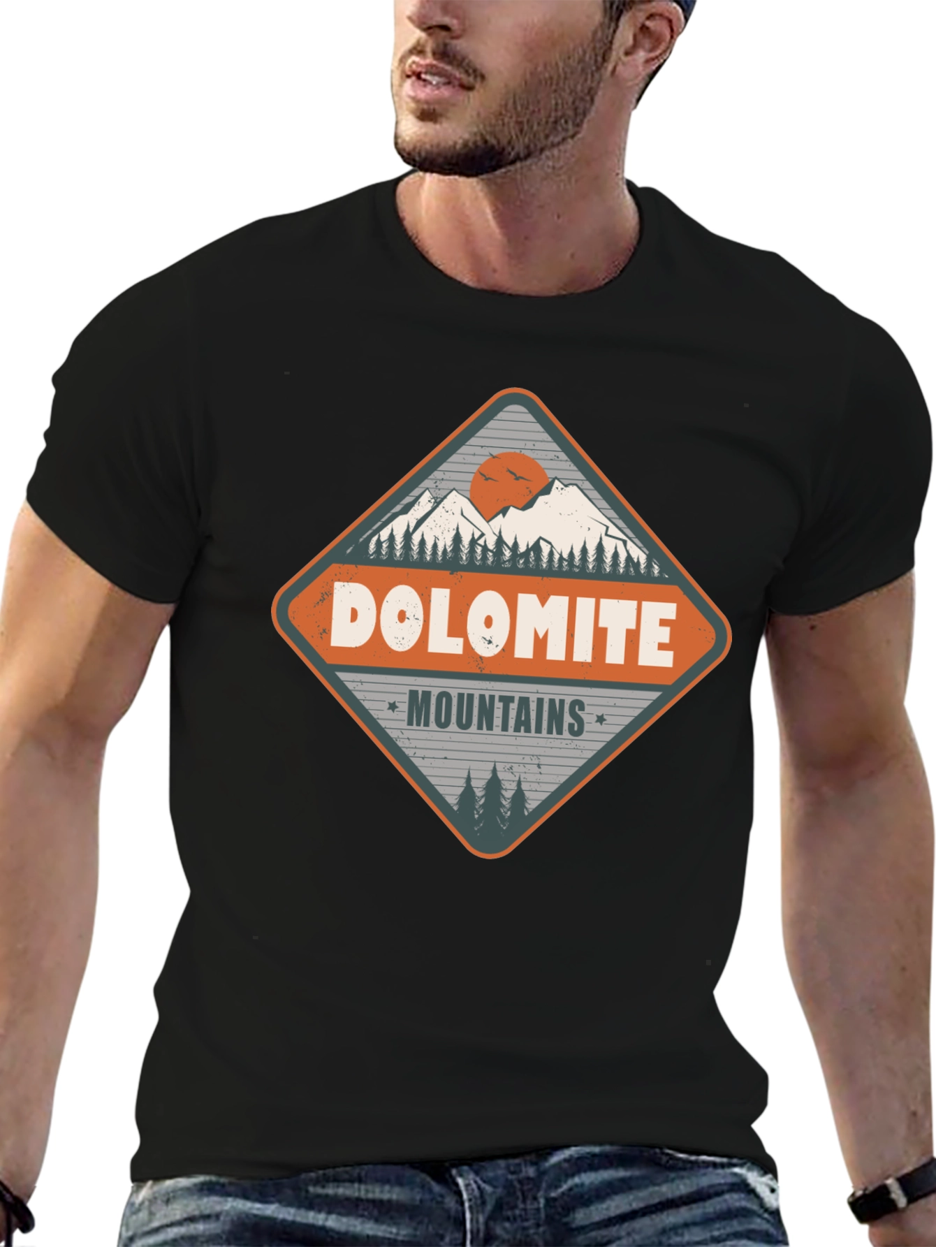 Dolomite Mountains Graphic Tee - Adventure Awaits