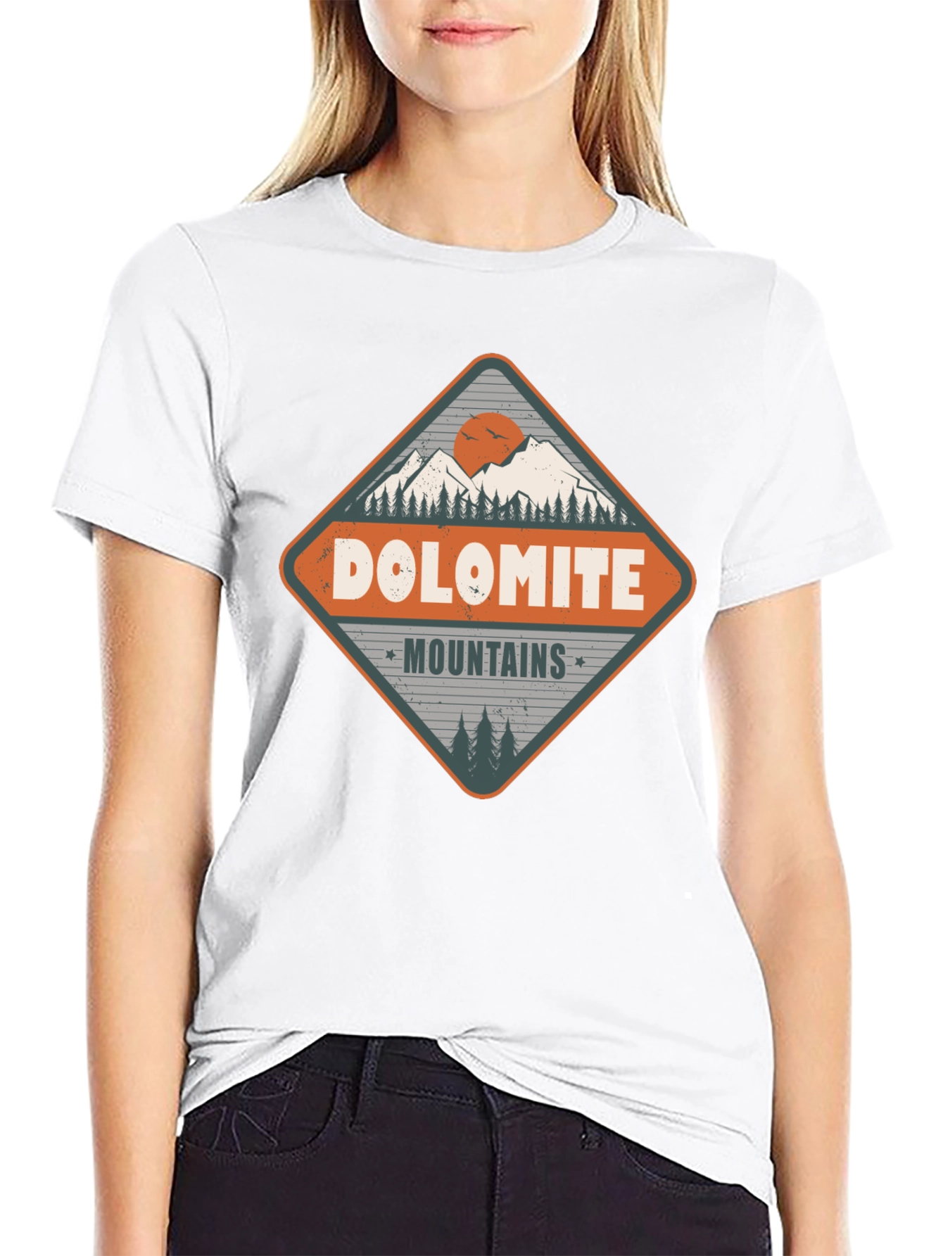 Dolomite Mountains Graphic Tee - Adventure Awaits