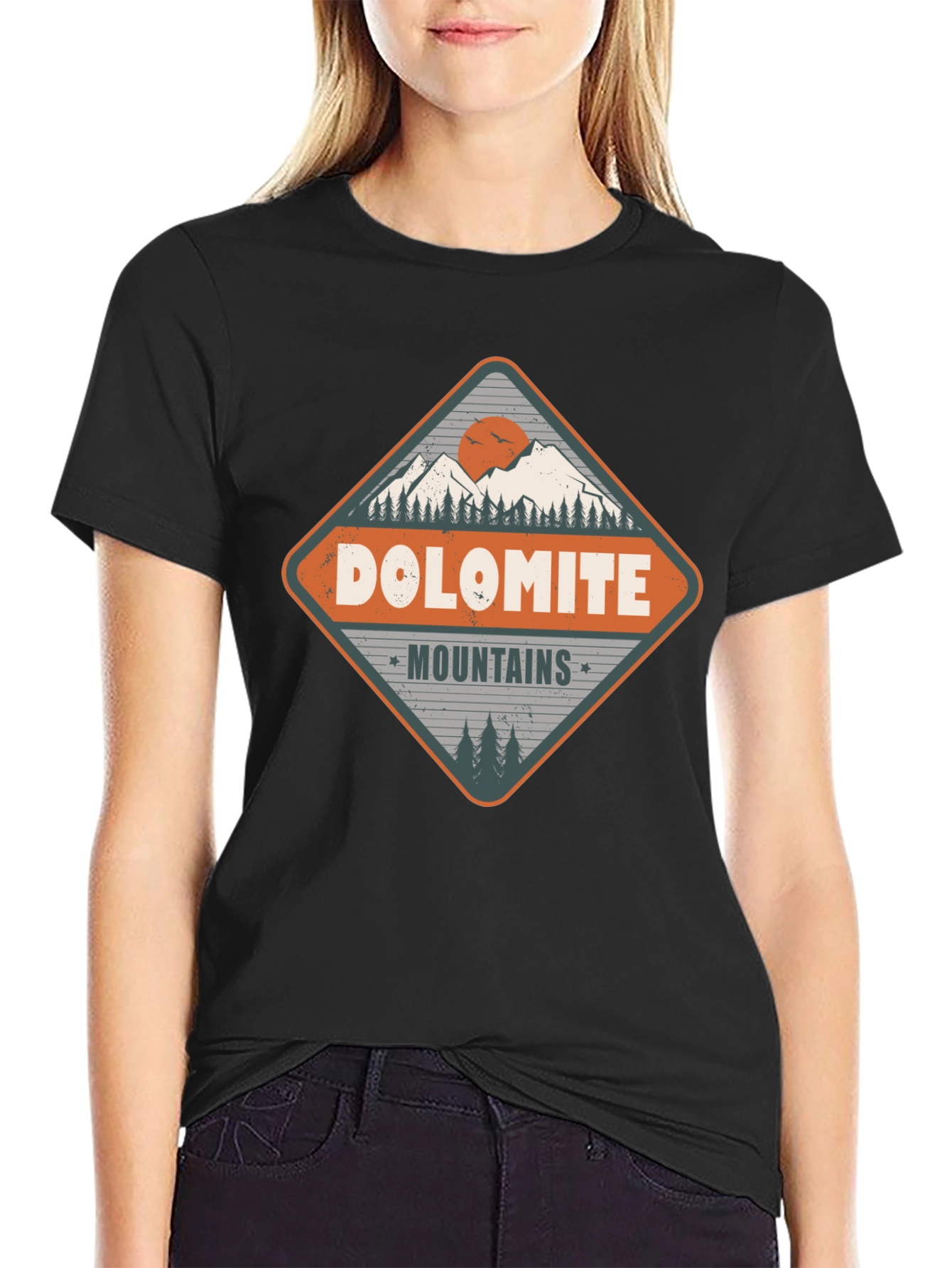 Dolomite Mountains Graphic Tee - Adventure Awaits