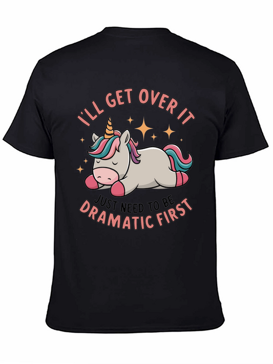 Dramatic Unicorn T-Shirt - Funny Graphic Tee
