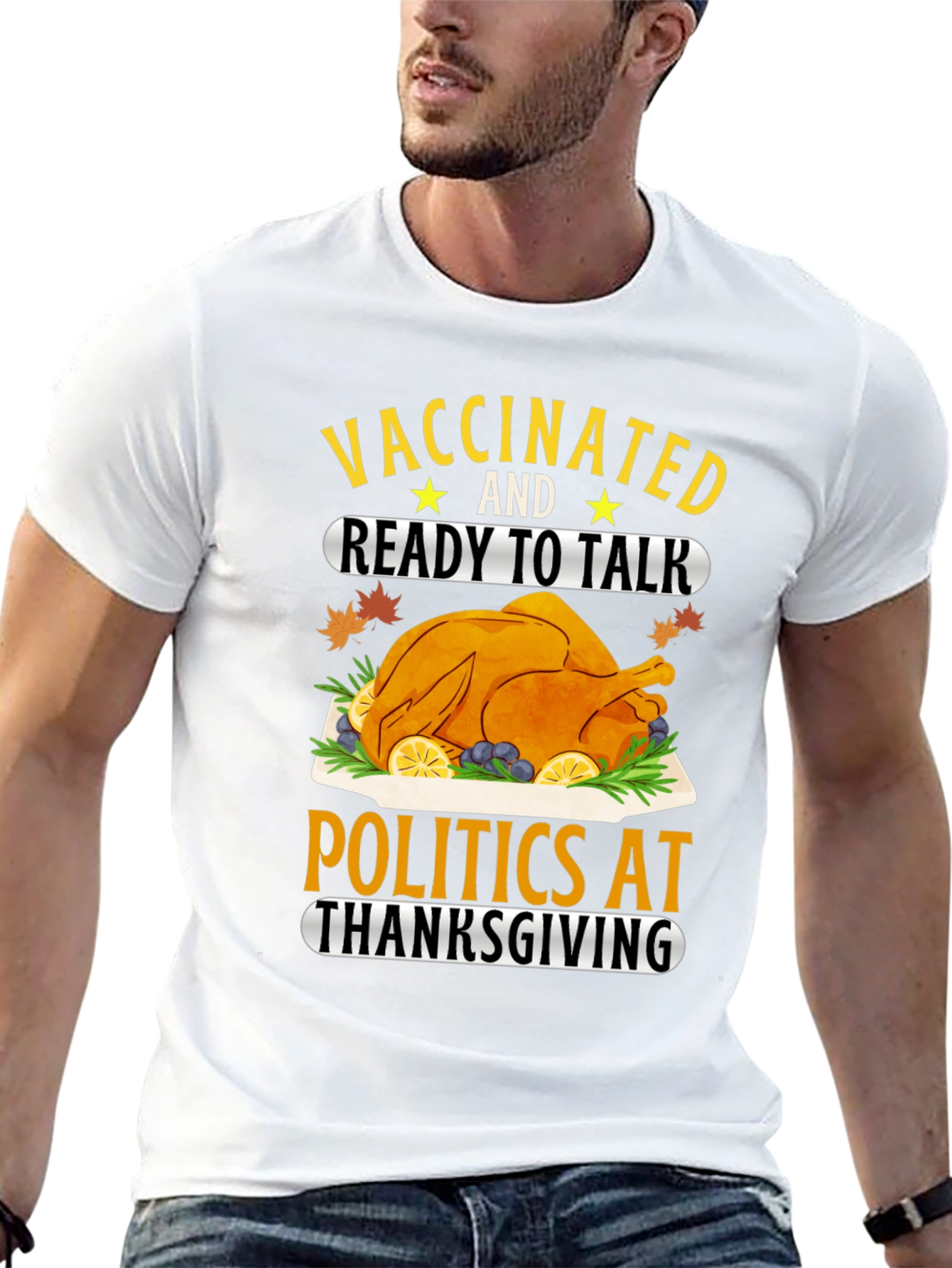 Vaccinated Thanksgiving T-Shirt