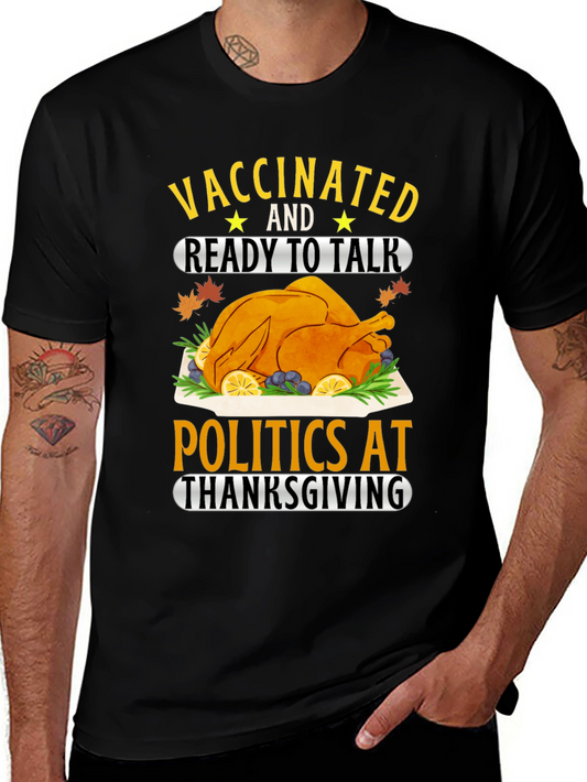 Vaccinated Thanksgiving T-Shirt