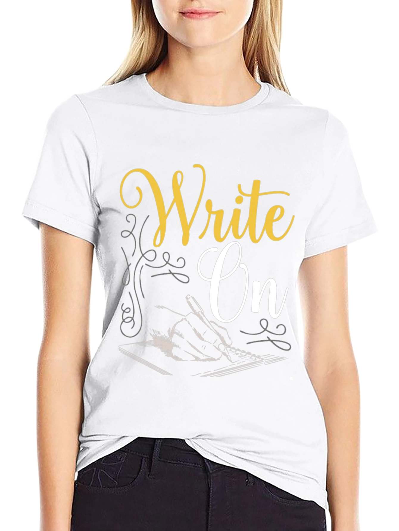 Write On Graphic T-Shirt