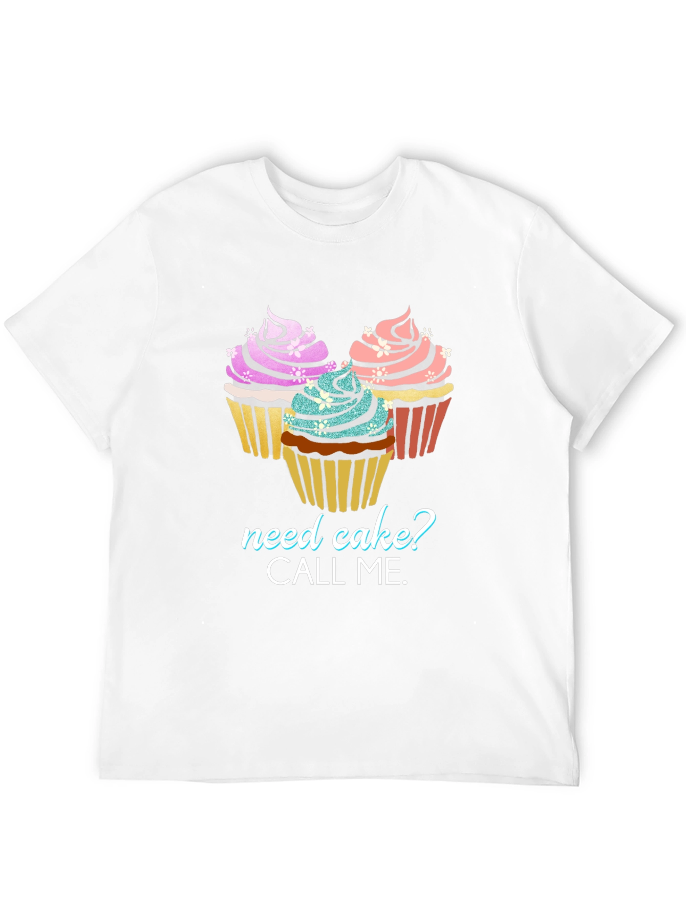 Need Cake? Graphic Tee - Cupcake Lover T-Shirt