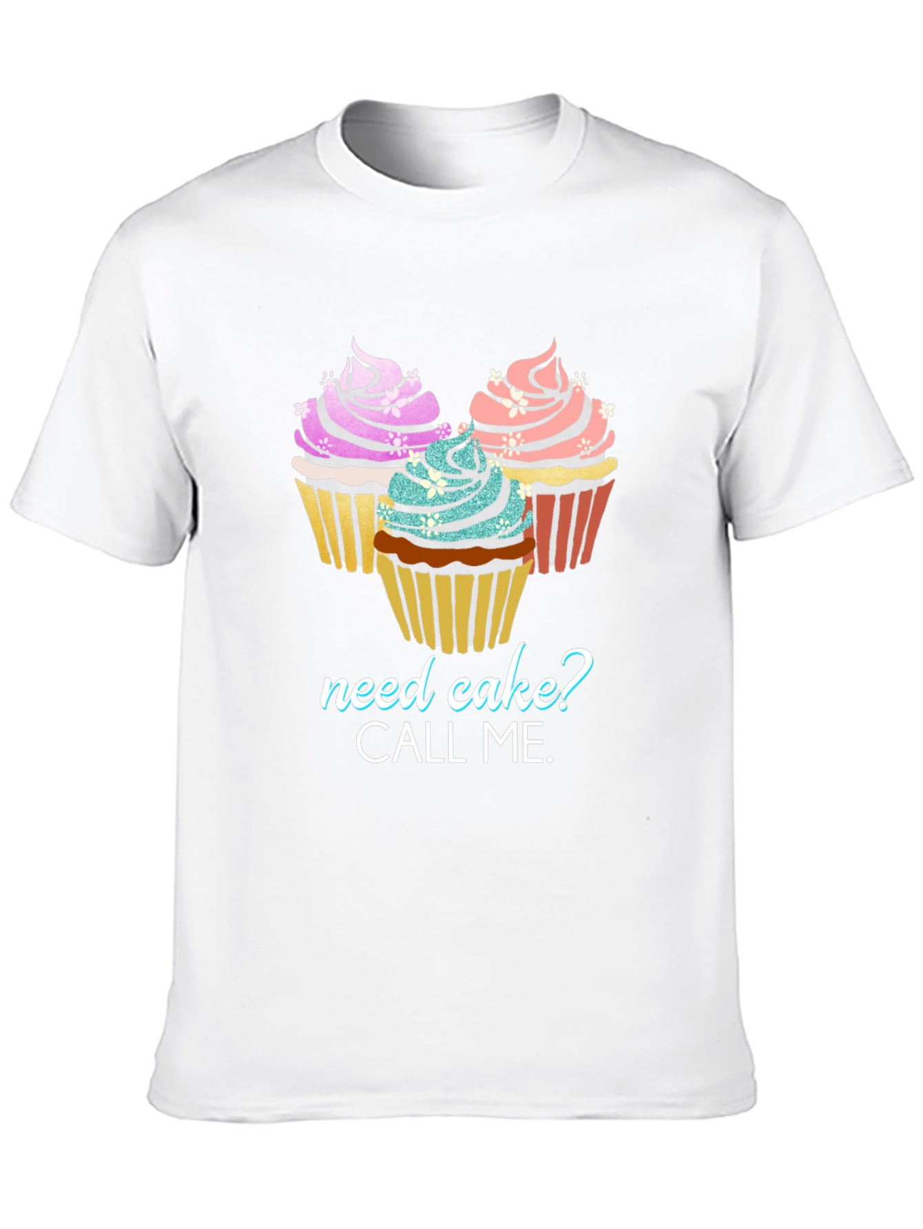 Need Cake? Graphic Tee - Cupcake Lover T-Shirt