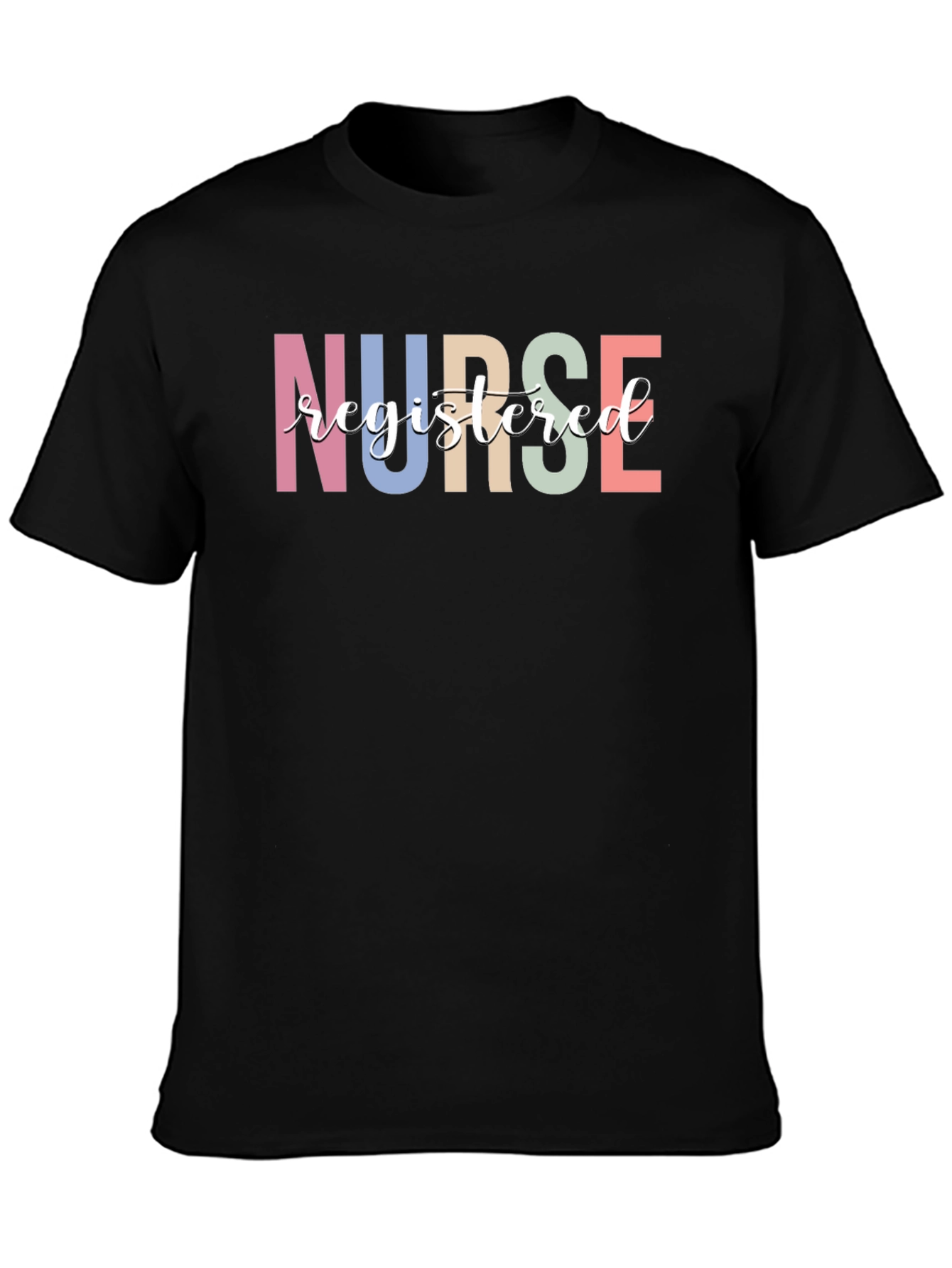Registered Nurse Graphic Tee - Black