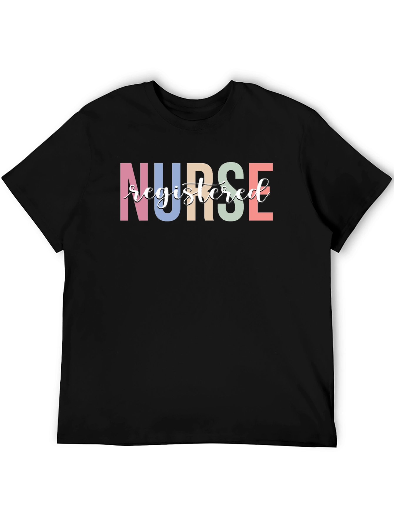 Registered Nurse Graphic Tee - Black