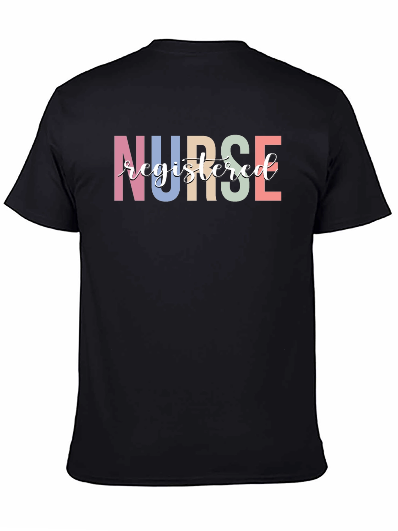 Registered Nurse Graphic Tee - Black