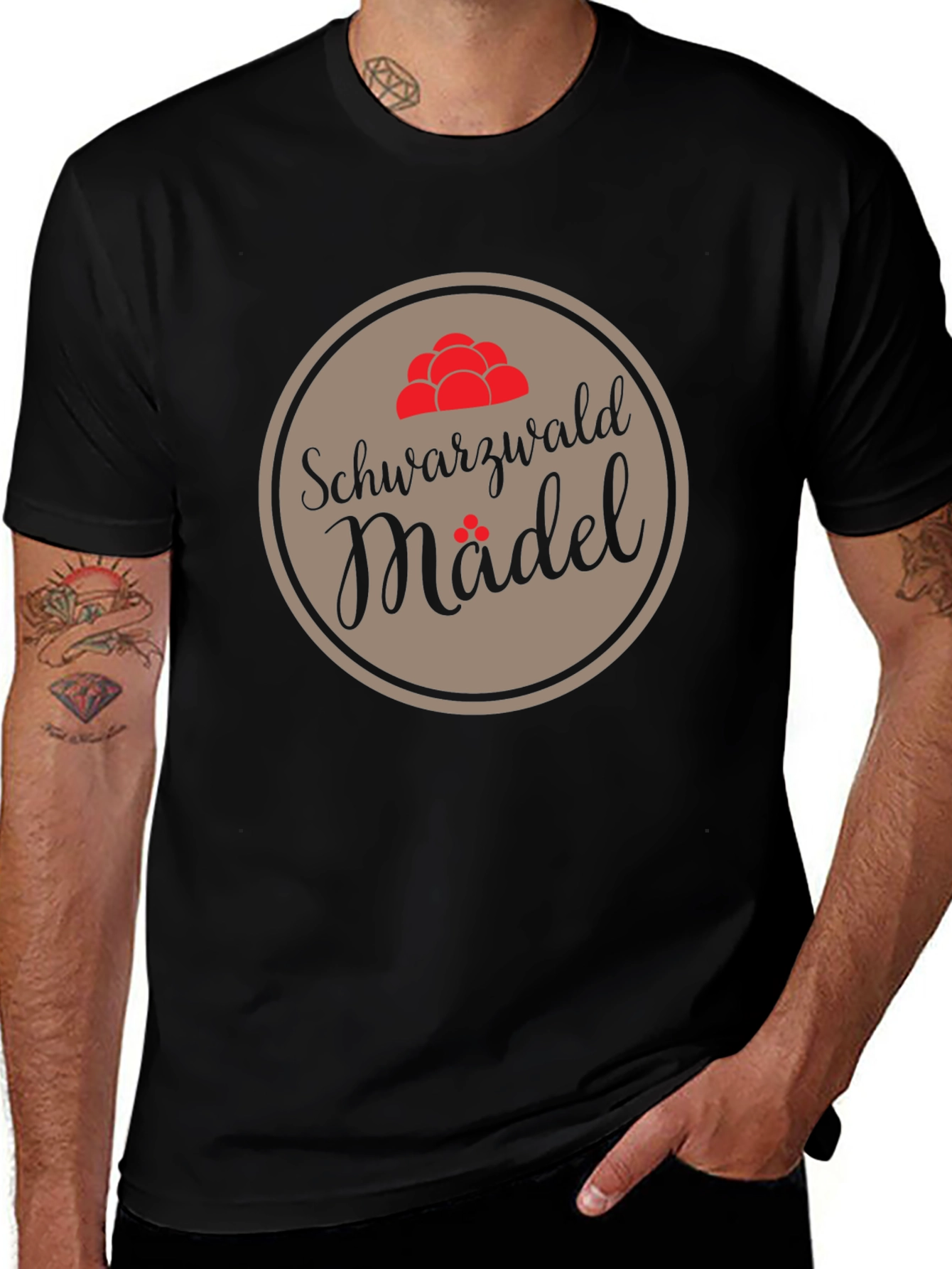 Schwarzwald Mädel Black T-Shirt