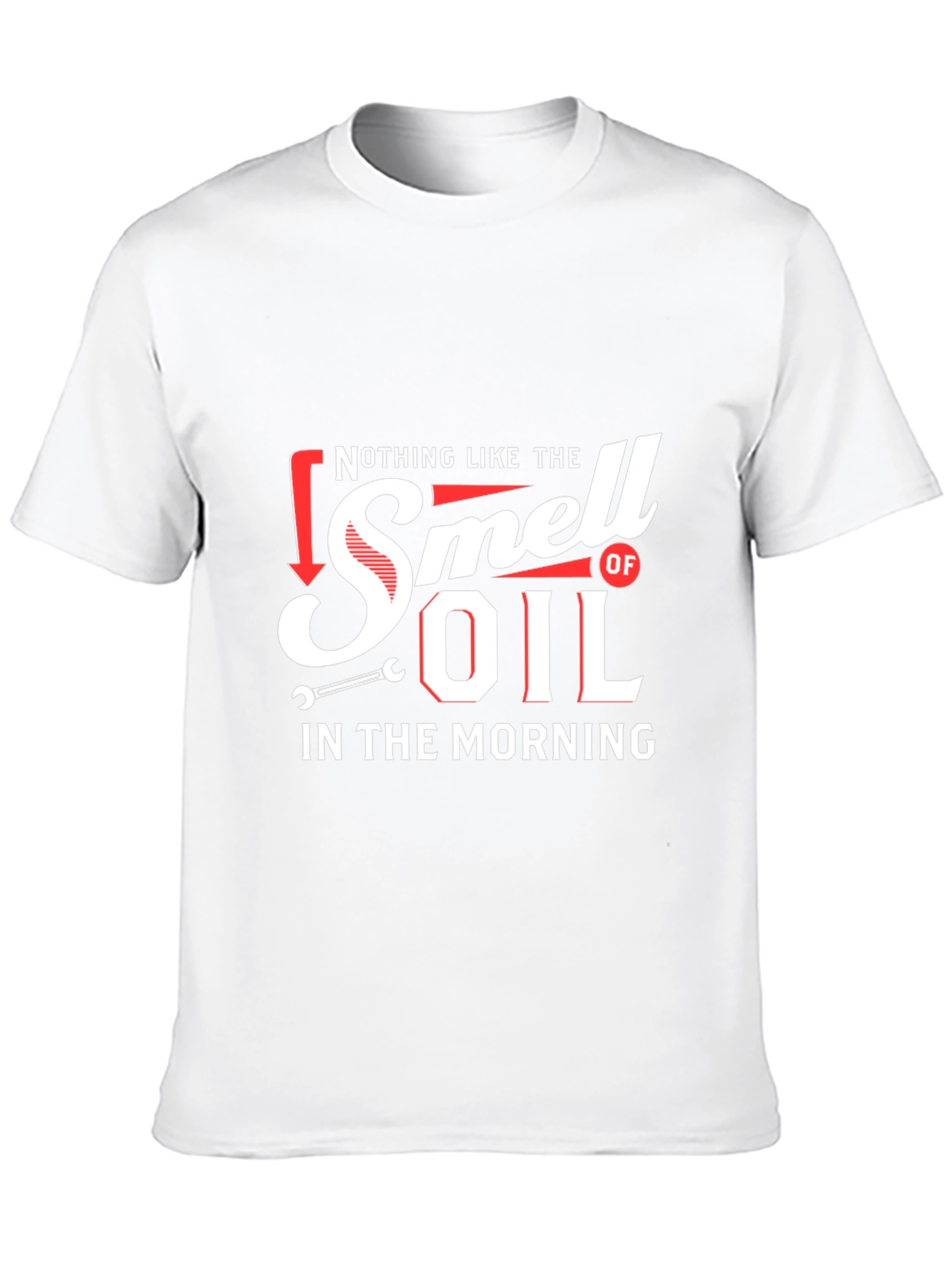 Smell of Oil Morning Black T-Shirt
