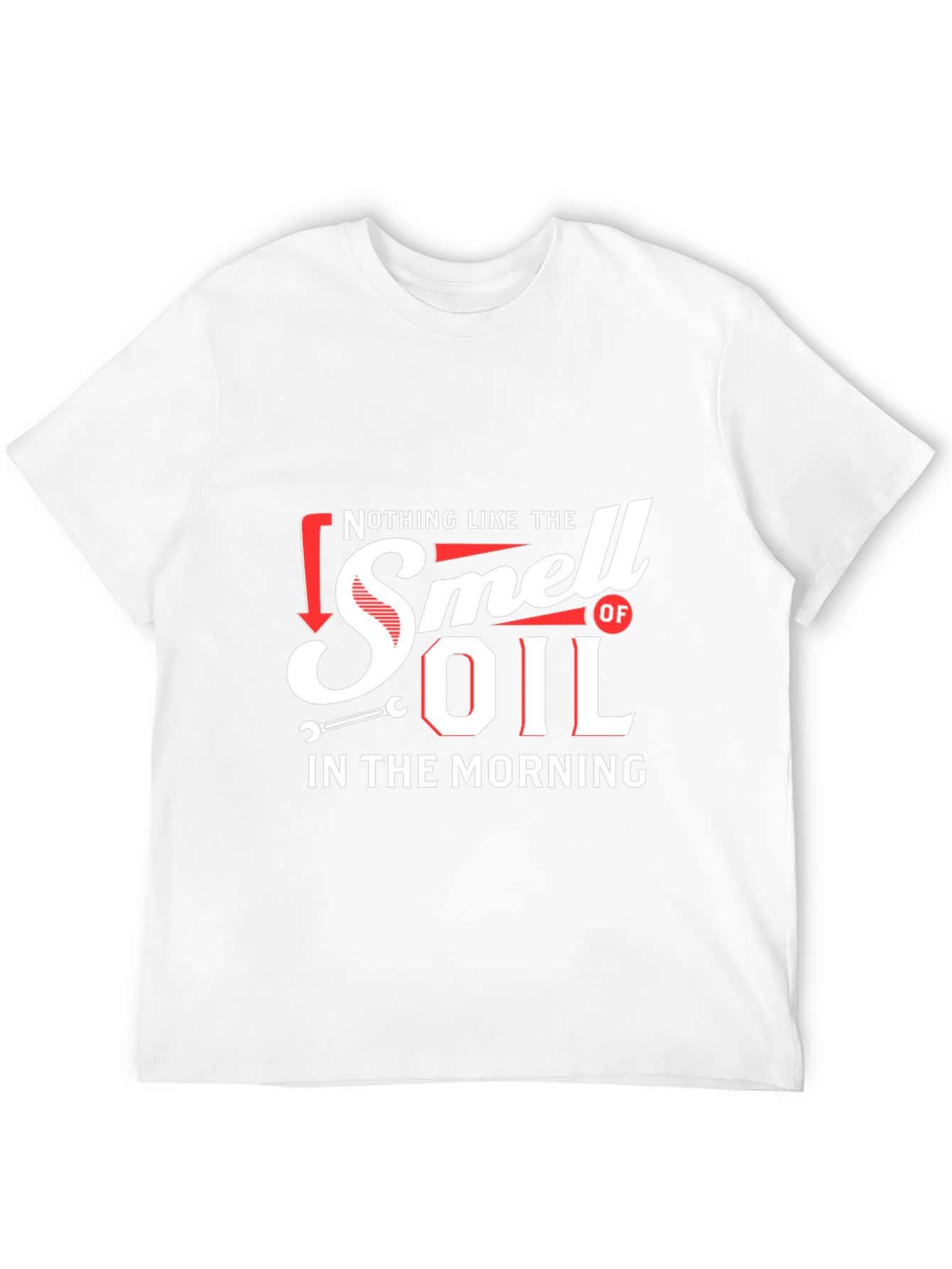 Smell of Oil Morning Black T-Shirt