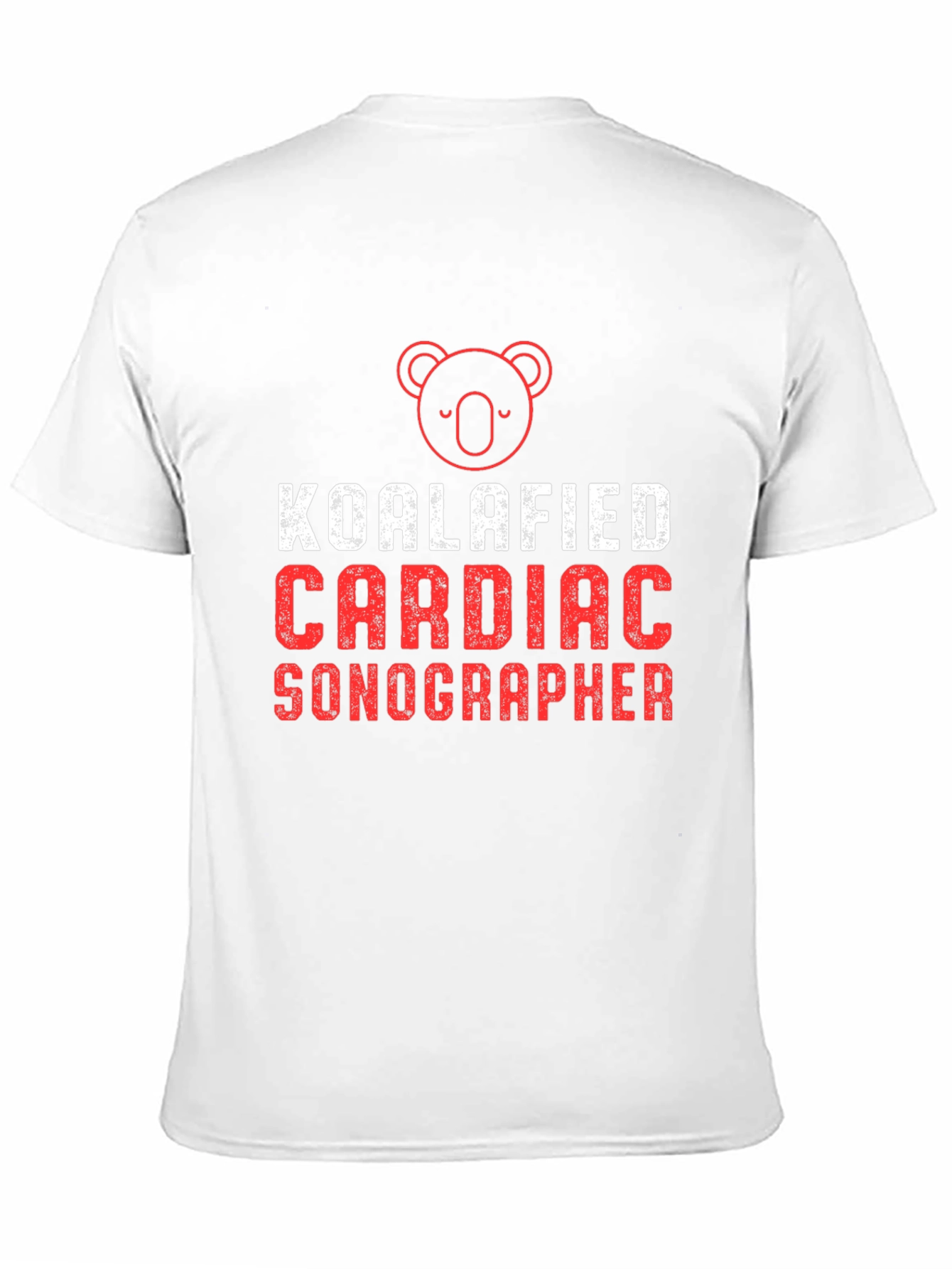 Koalafied Cardiac Sonographer Black T-Shirt