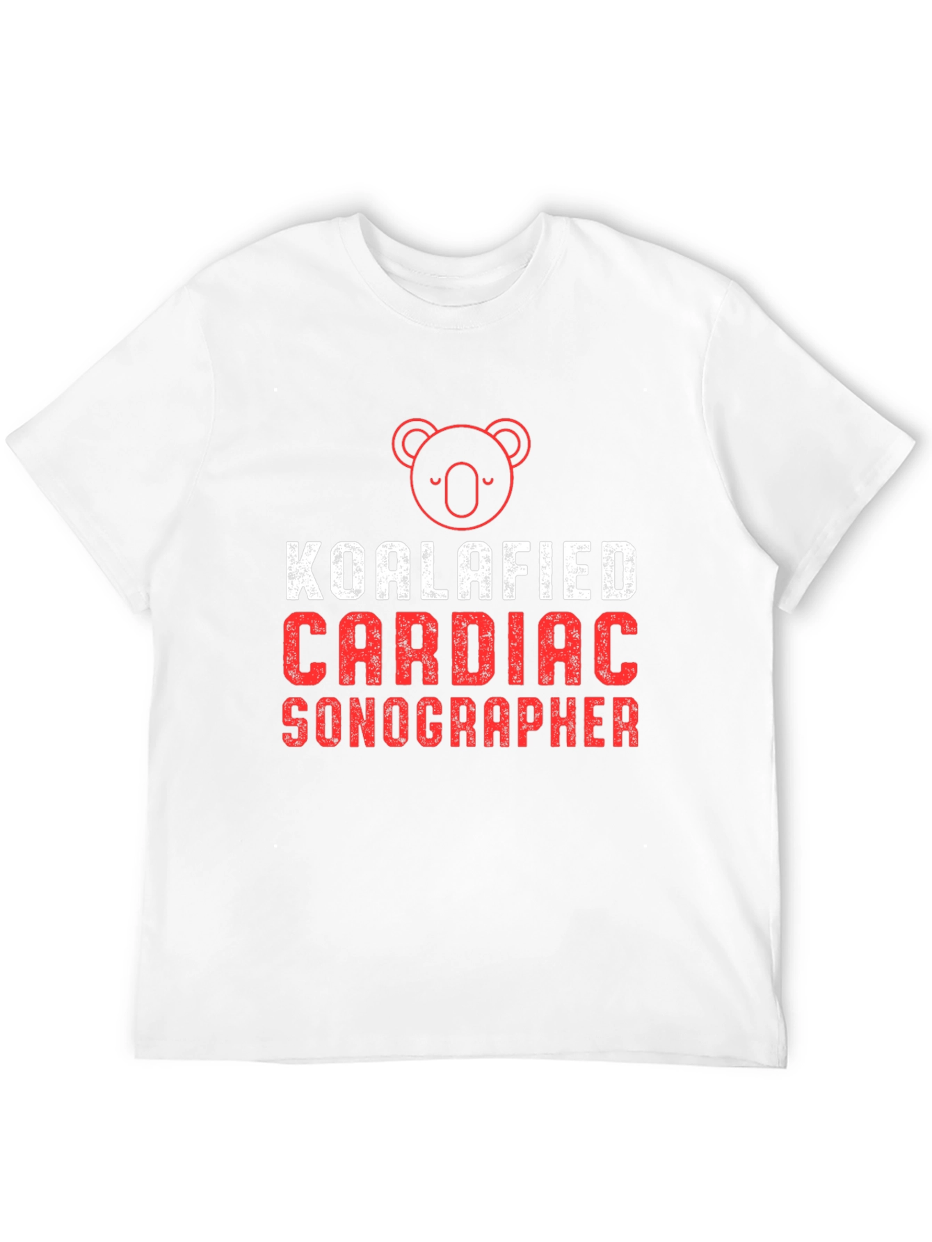Koalafied Cardiac Sonographer Black T-Shirt