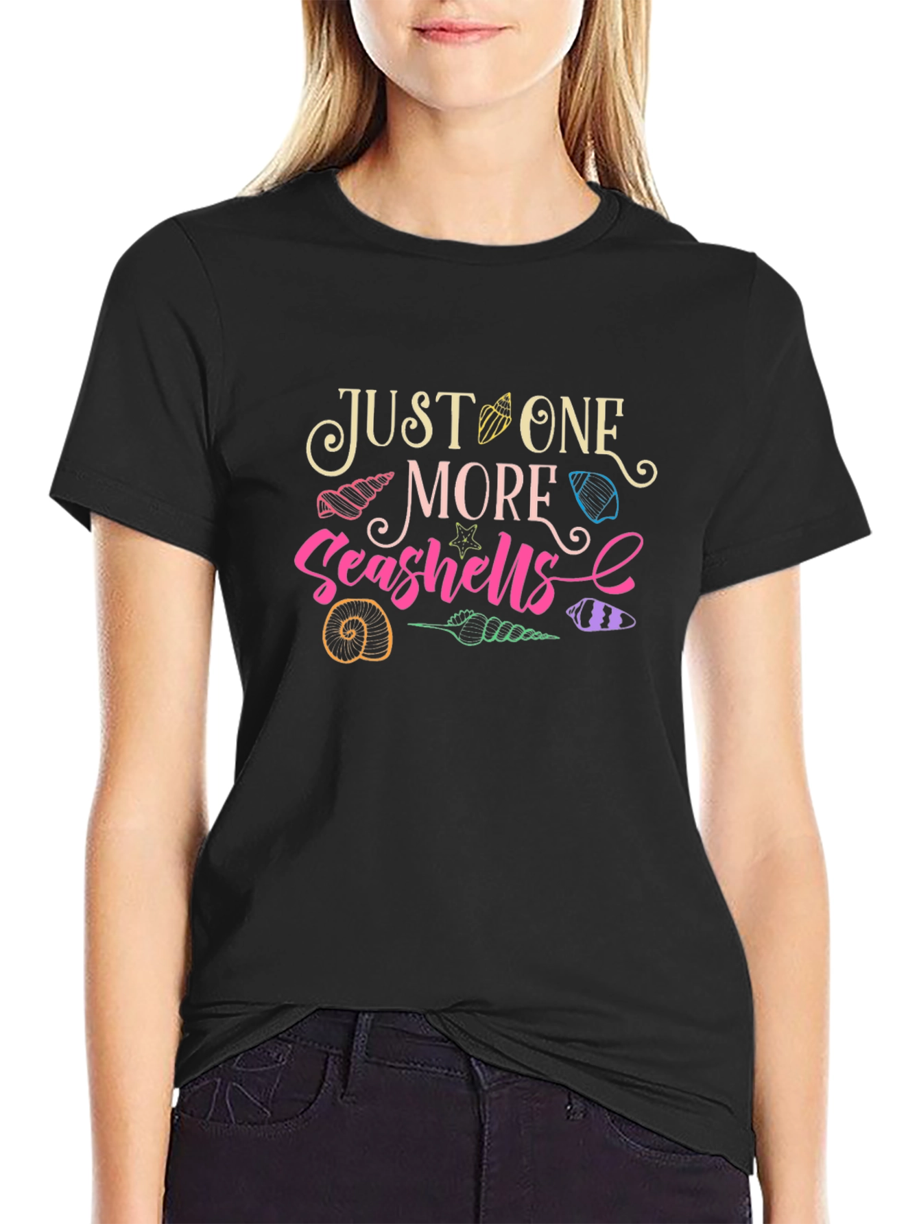 Just One More Seashells Graphic T-Shirt