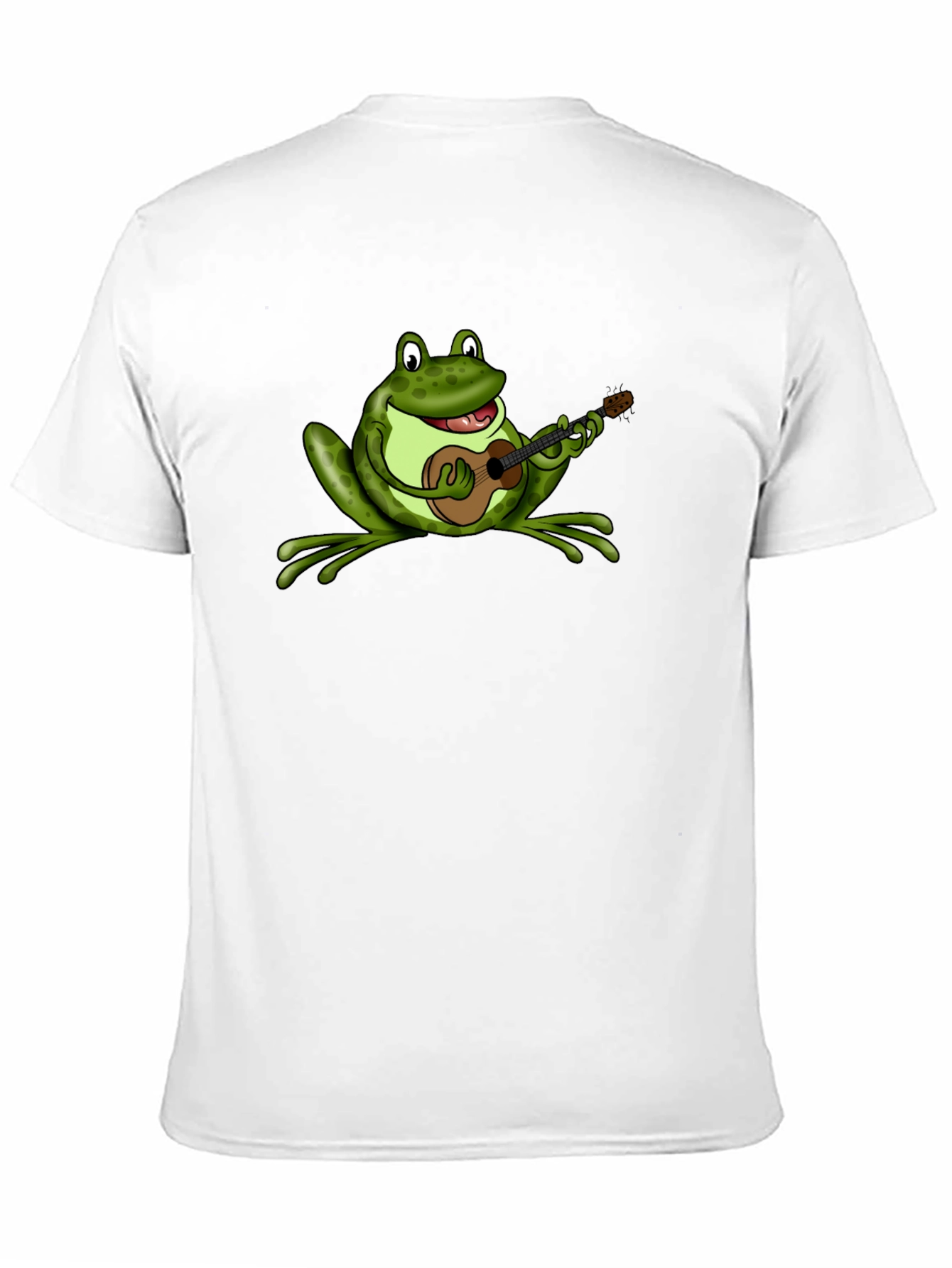 Frog Playing Ukulele Graphic T-Shirt