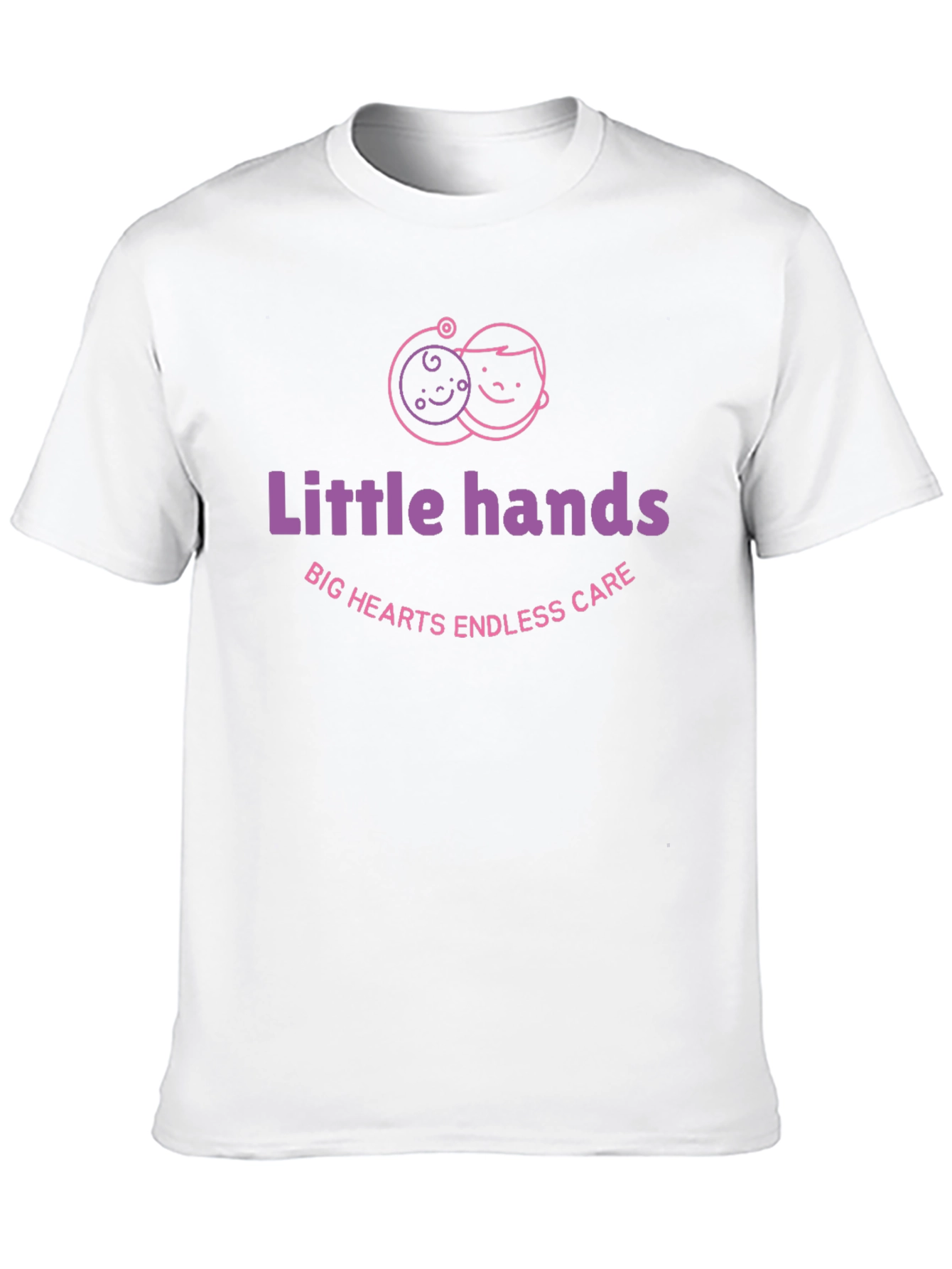 Little Hands Big Hearts Black T-Shirt