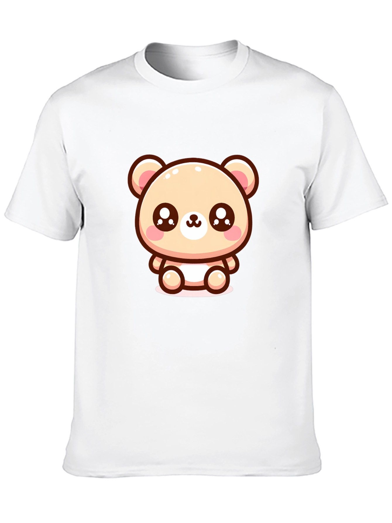 Kawaii Bear Graphic Tee - Soft & Stylish