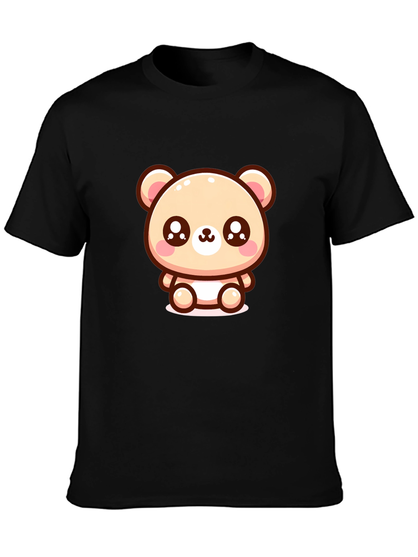 Kawaii Bear Graphic Tee - Soft & Stylish