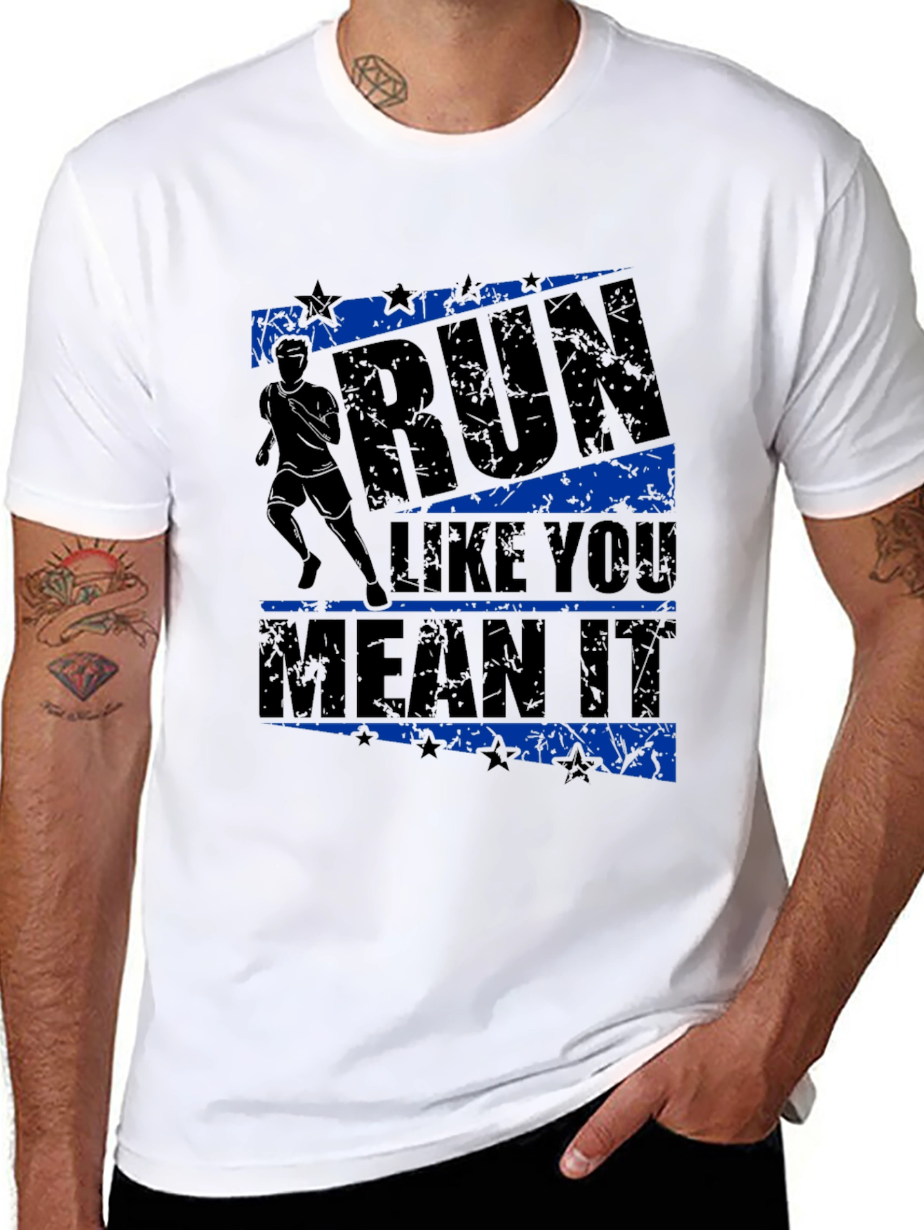 Run Like You Mean It Graphic T-Shirt