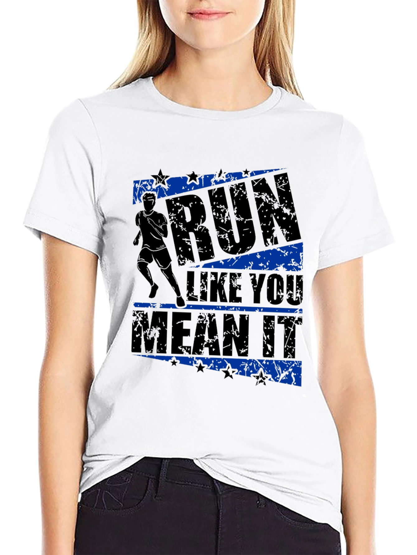 Run Like You Mean It Graphic T-Shirt