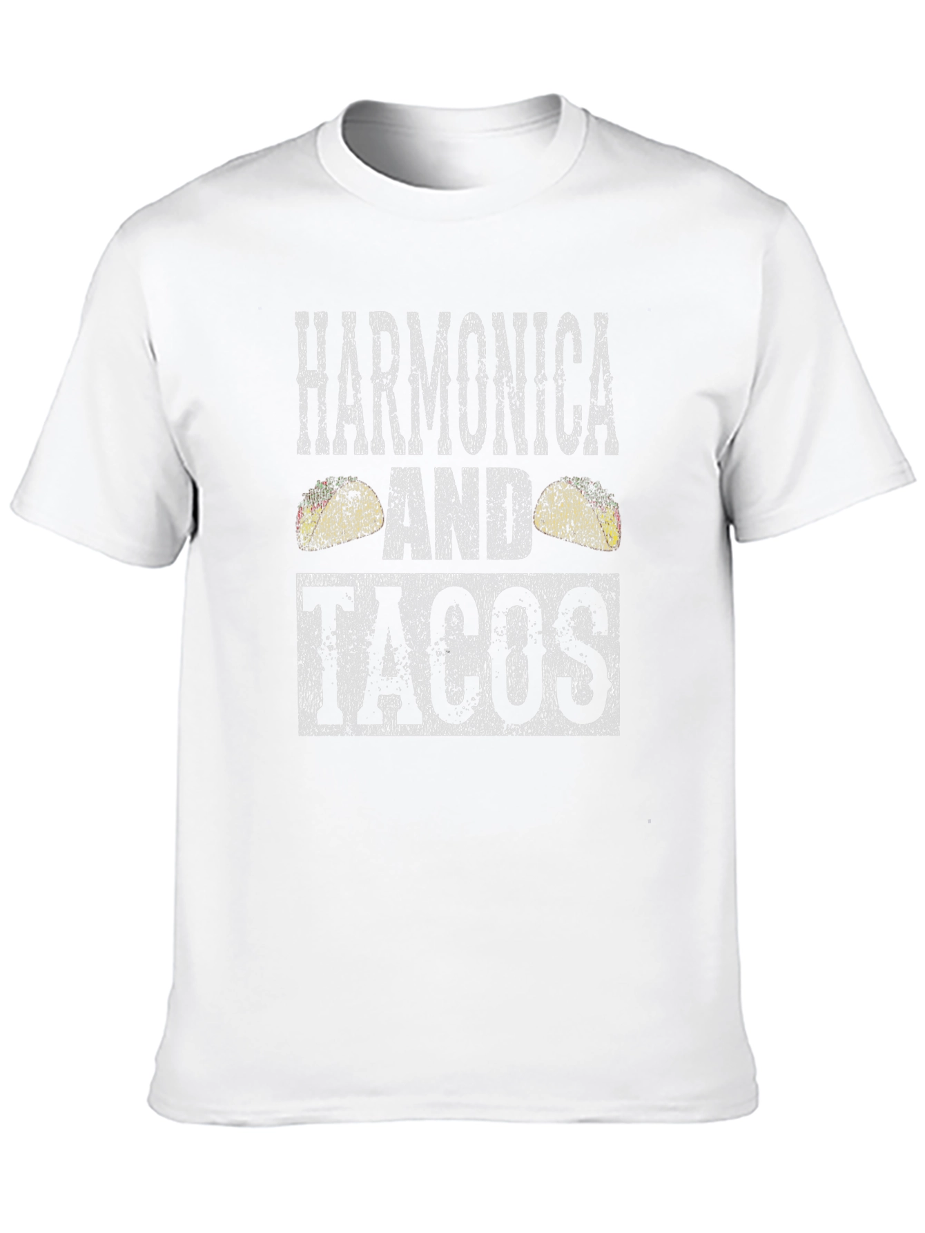 Harmonica and Tacos Graphic Tee