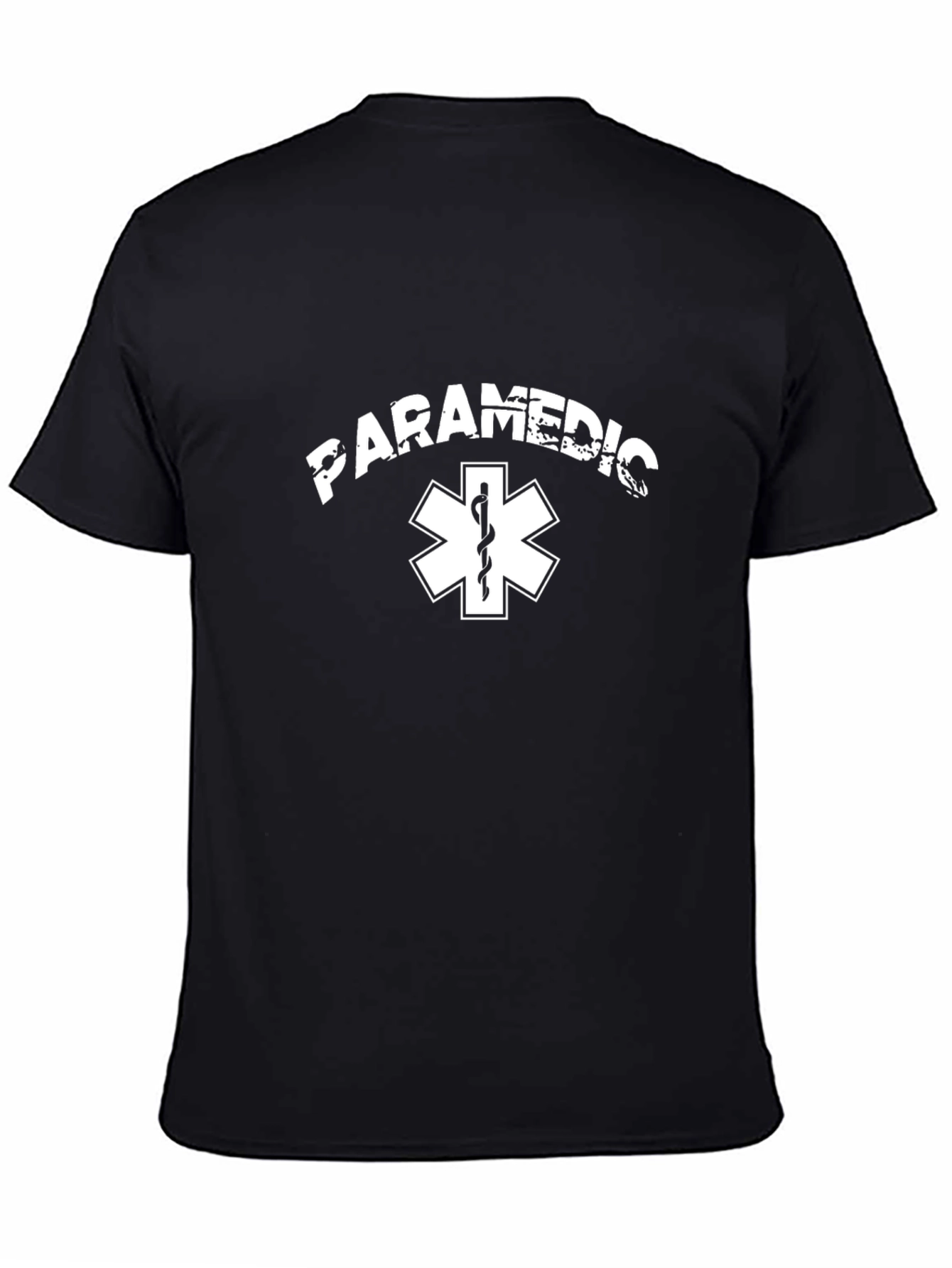 Paramedic Star of Life Black T-Shirt
