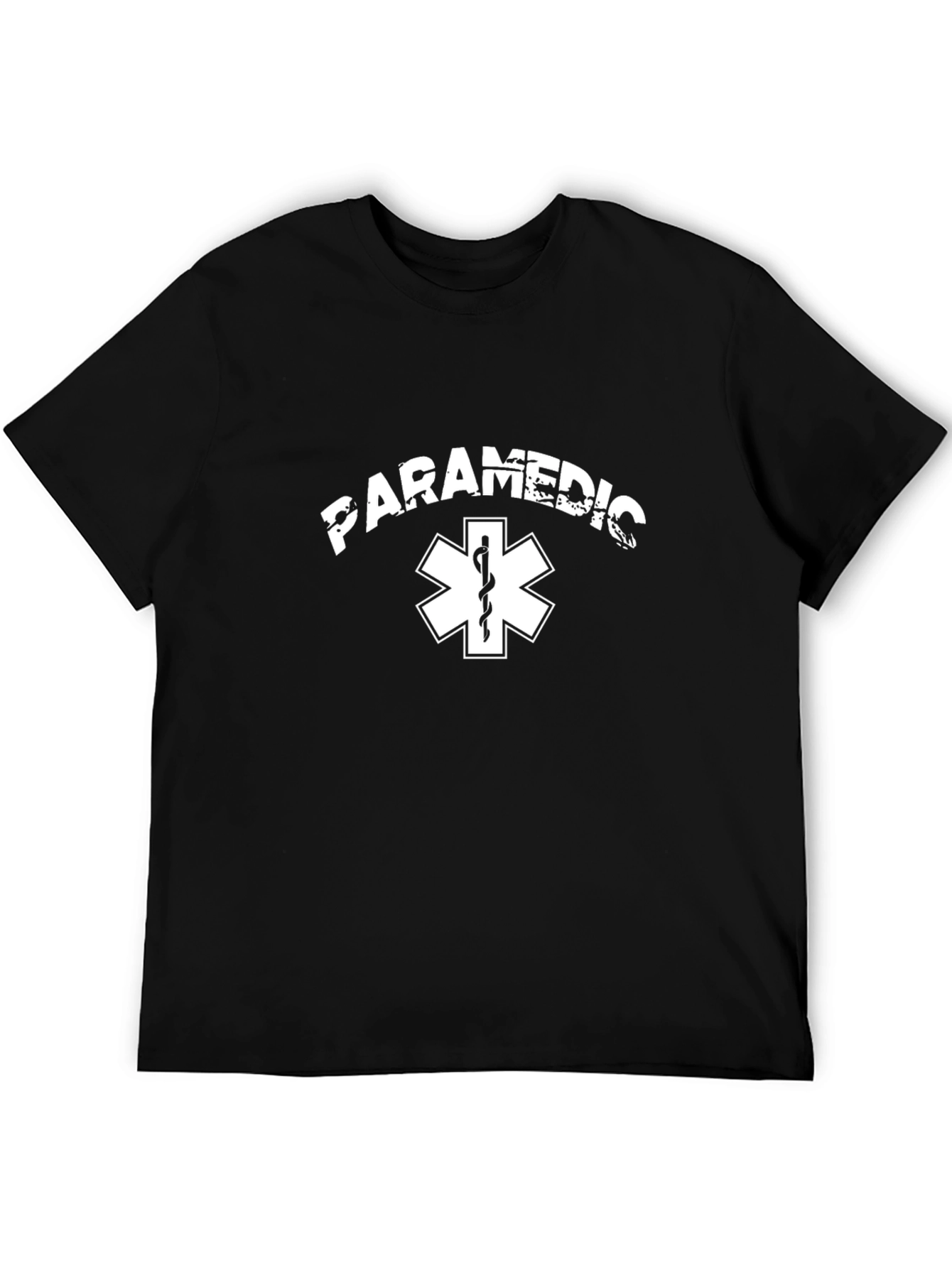 Paramedic Star of Life Black T-Shirt