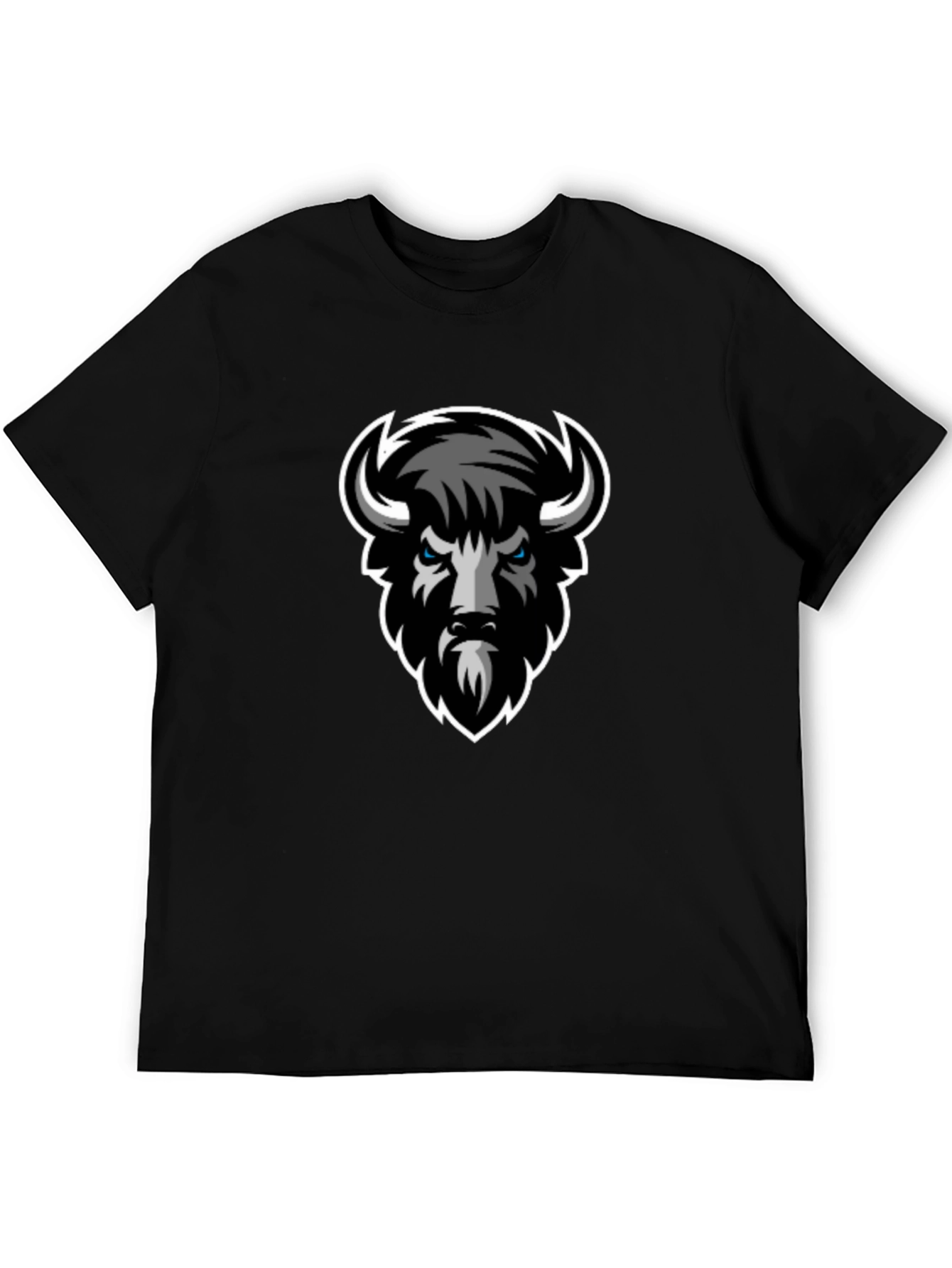 Buffalo Graphic Tee - Black Crew Neck