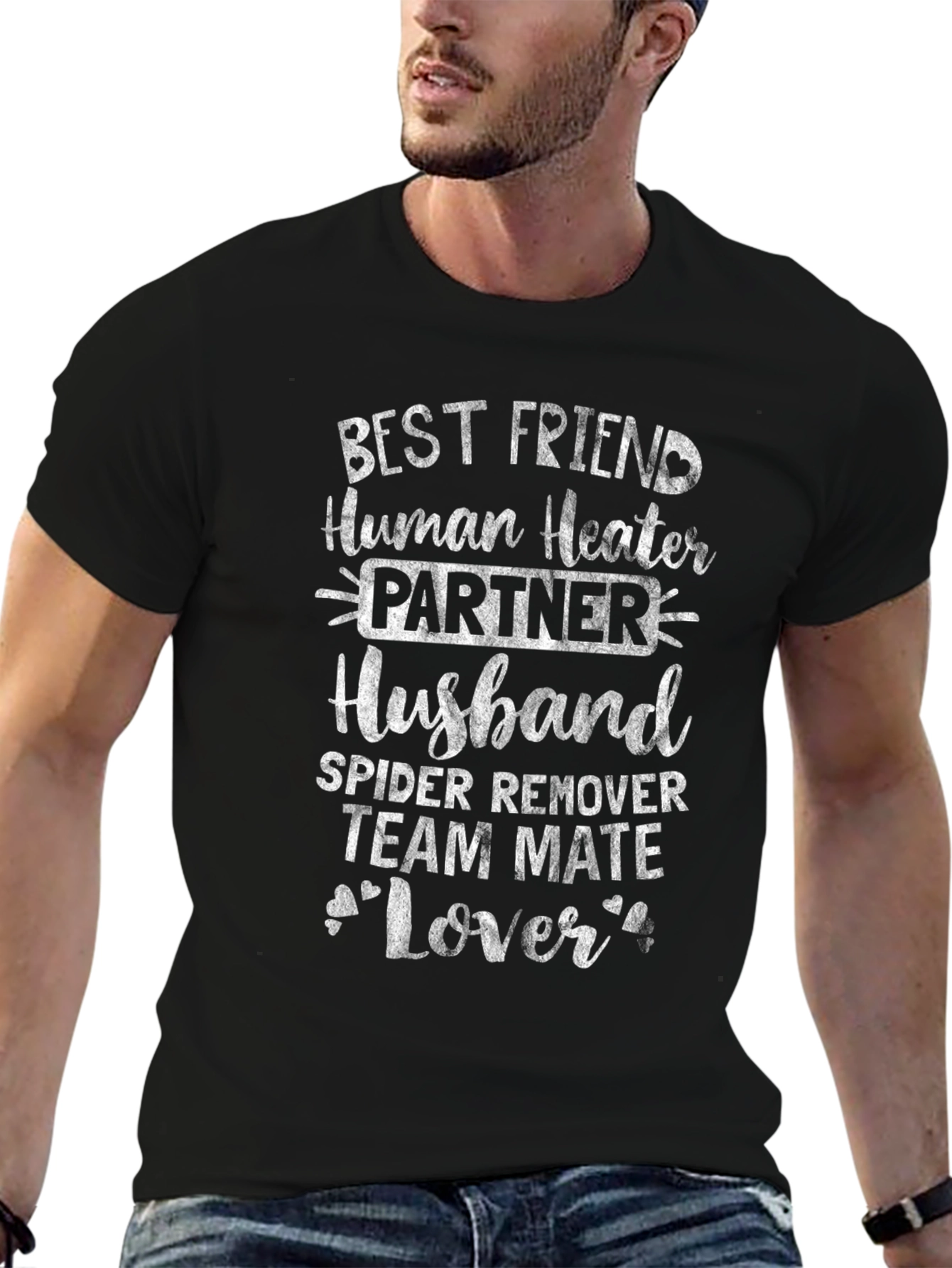 Husband Best Friend Lover Partner Graphic T-Shirt